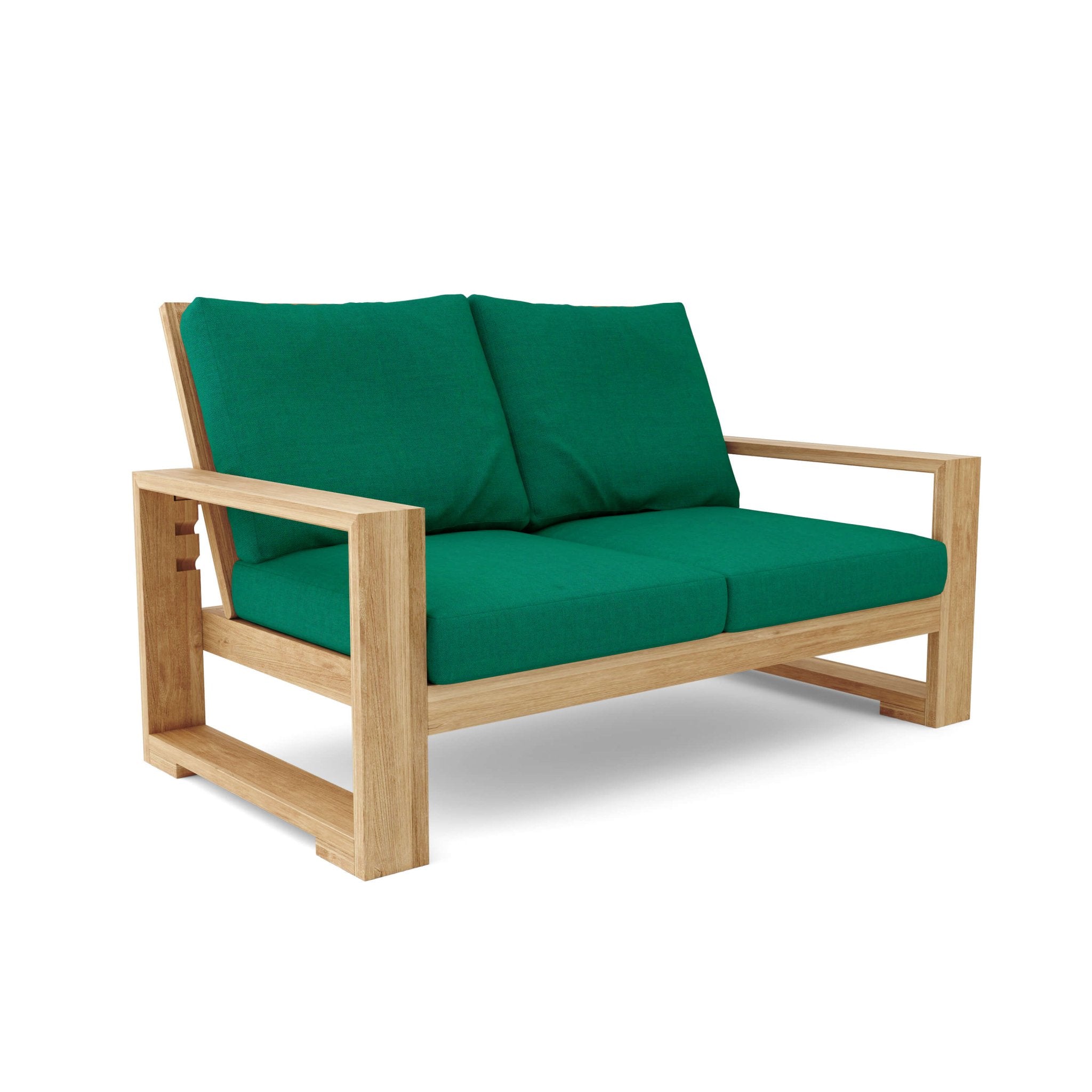 Capistrano Deep Seating Loveseat – (Forest Green) by Anderson Teak