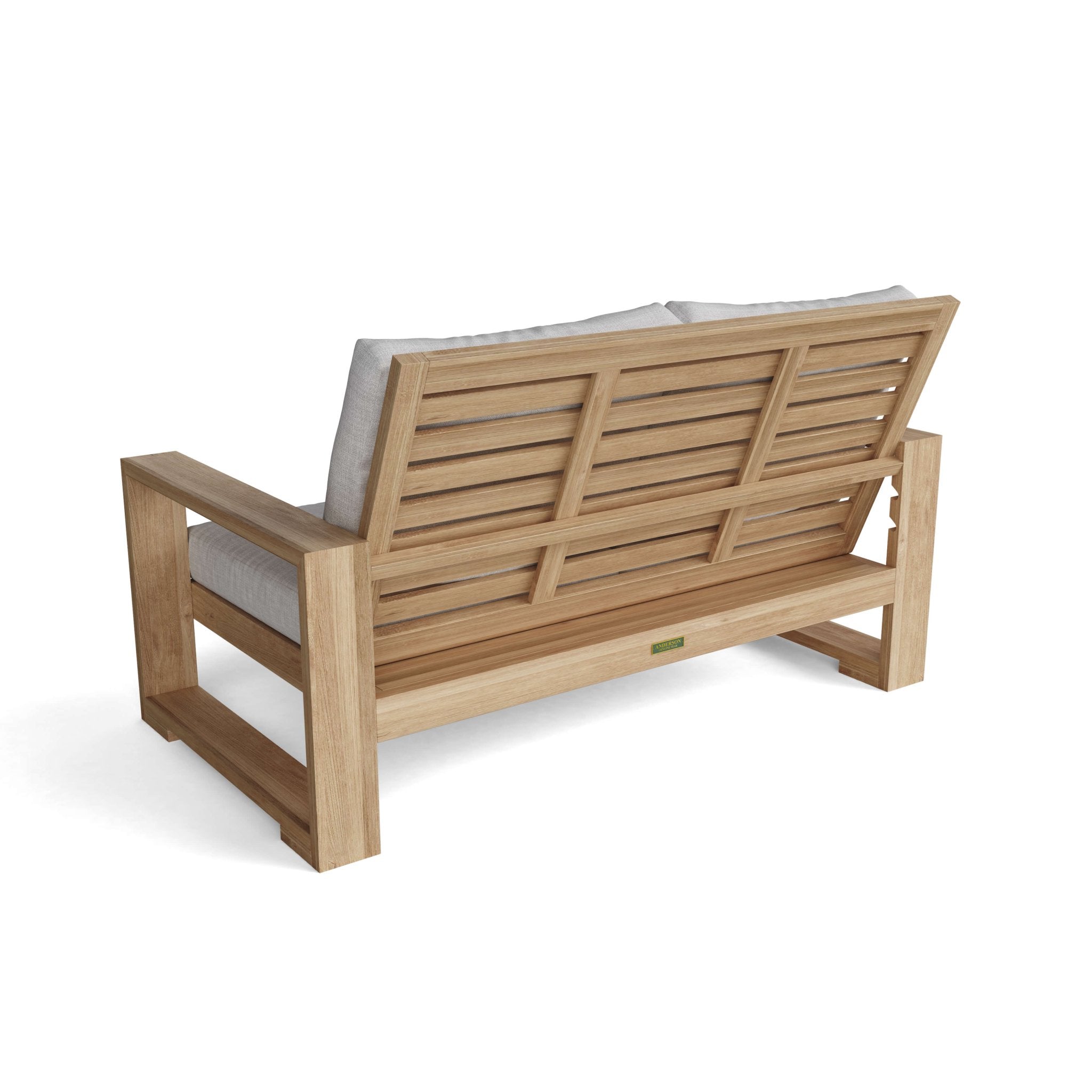 Capistrano Deep Seating Loveseat – (Natural) by Anderson Teak