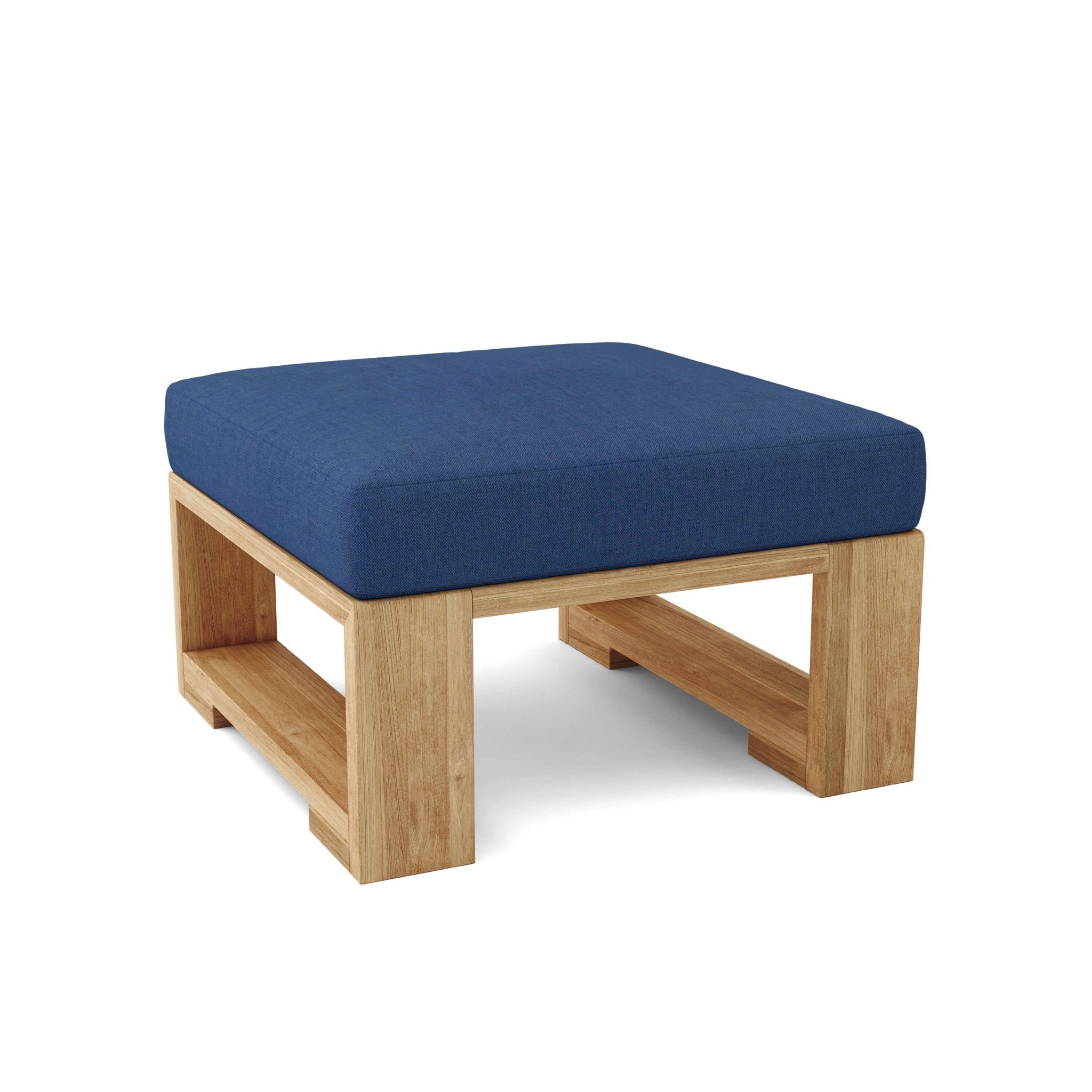 Capistrano Deep Seating Ottoman – (Navy) by Anderson Teak