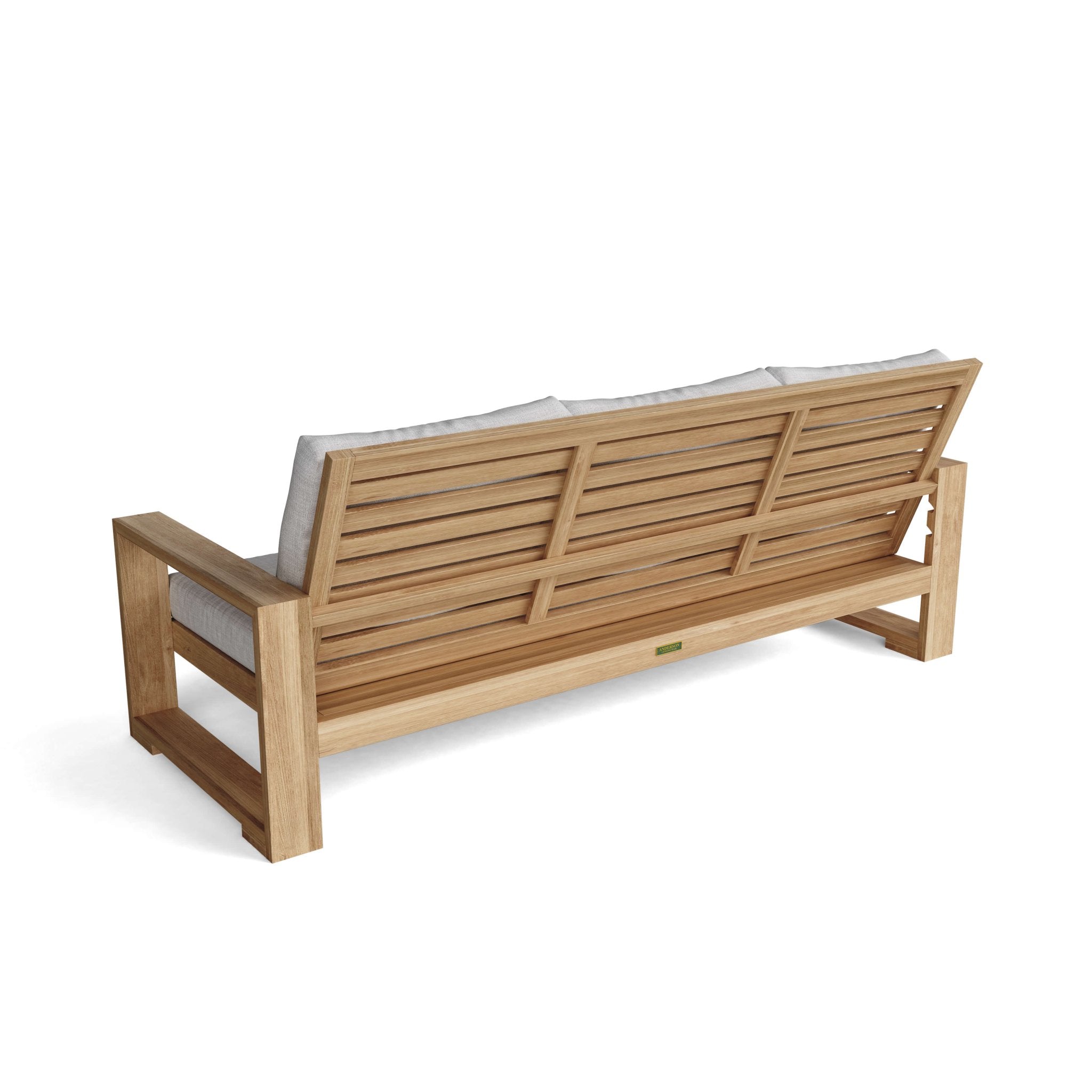 Capistrano Deep Seating Sofa – Teak Sofa (Natural) by Anderson Teak