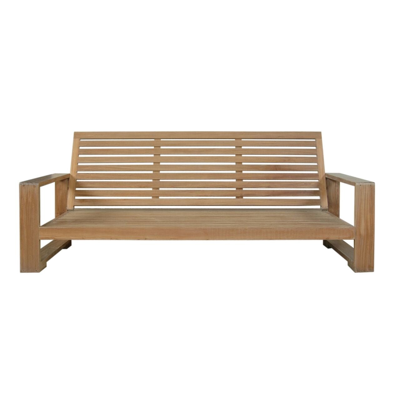 Capistrano Deep Seating Sofa – Teak Sofa (Natural) by Anderson Teak