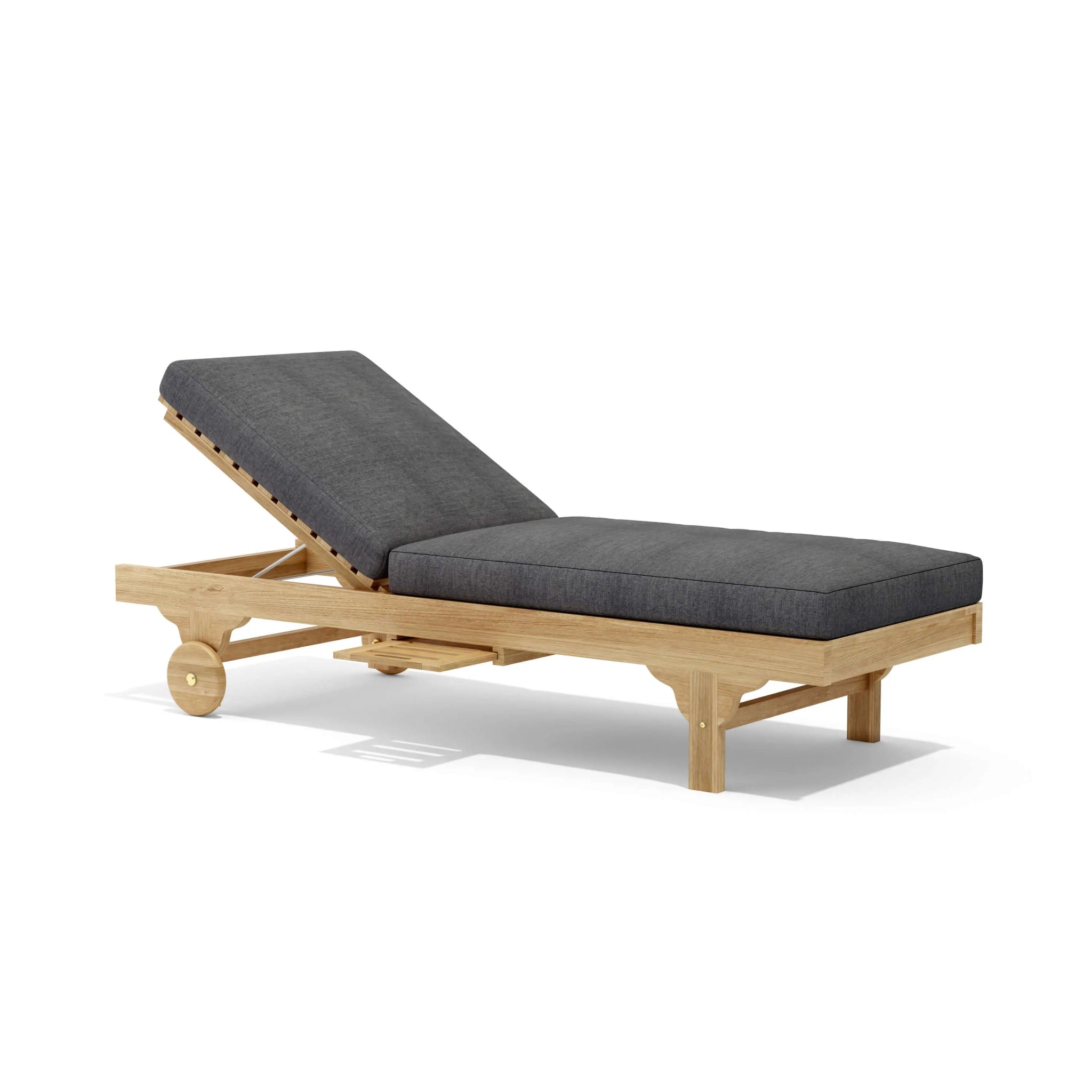 Capri New Sun Lounger – Teak Daybed (Cast Slate) by Anderson Teak