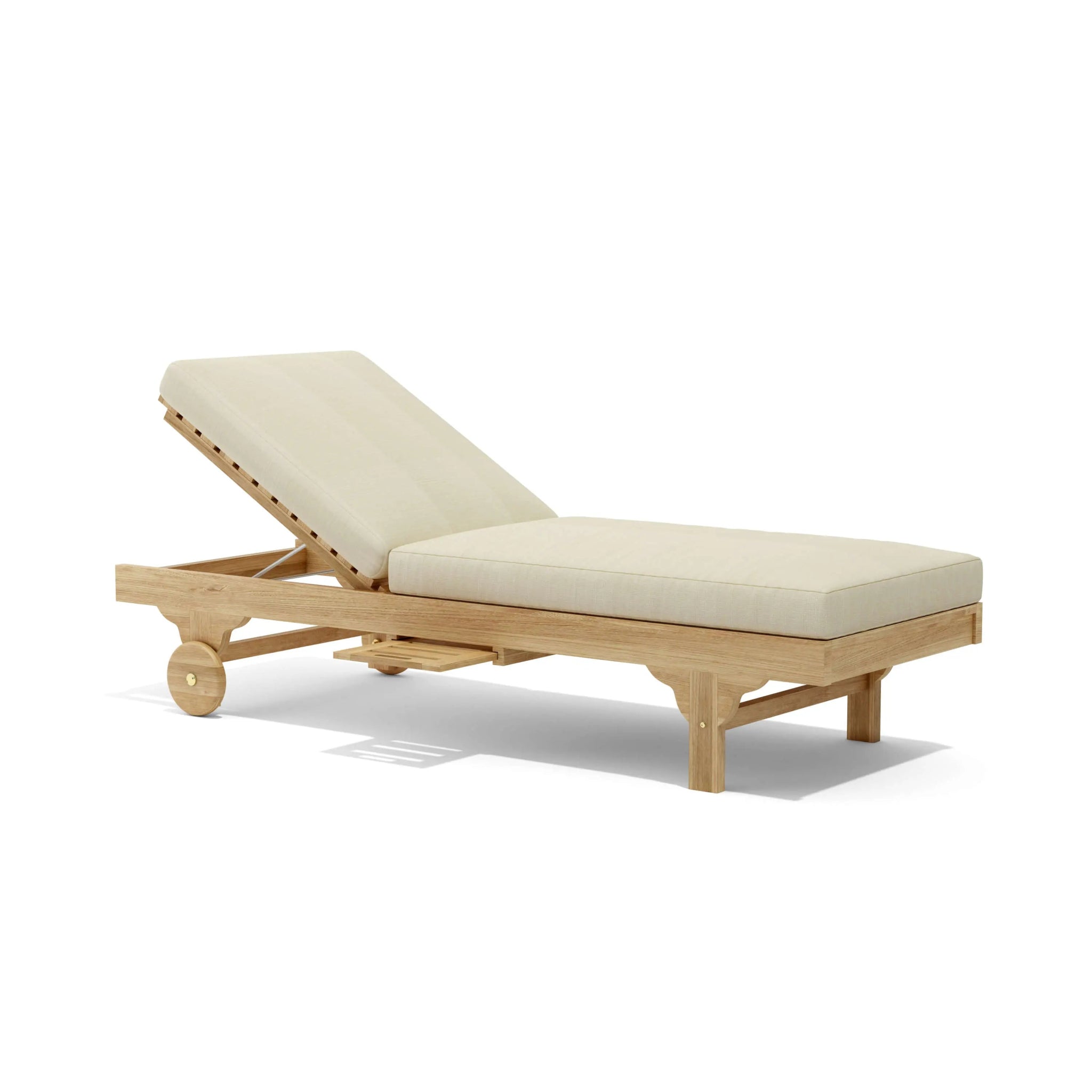 Capri New Sun Lounger – Teak Daybed (Natural) by Anderson Teak