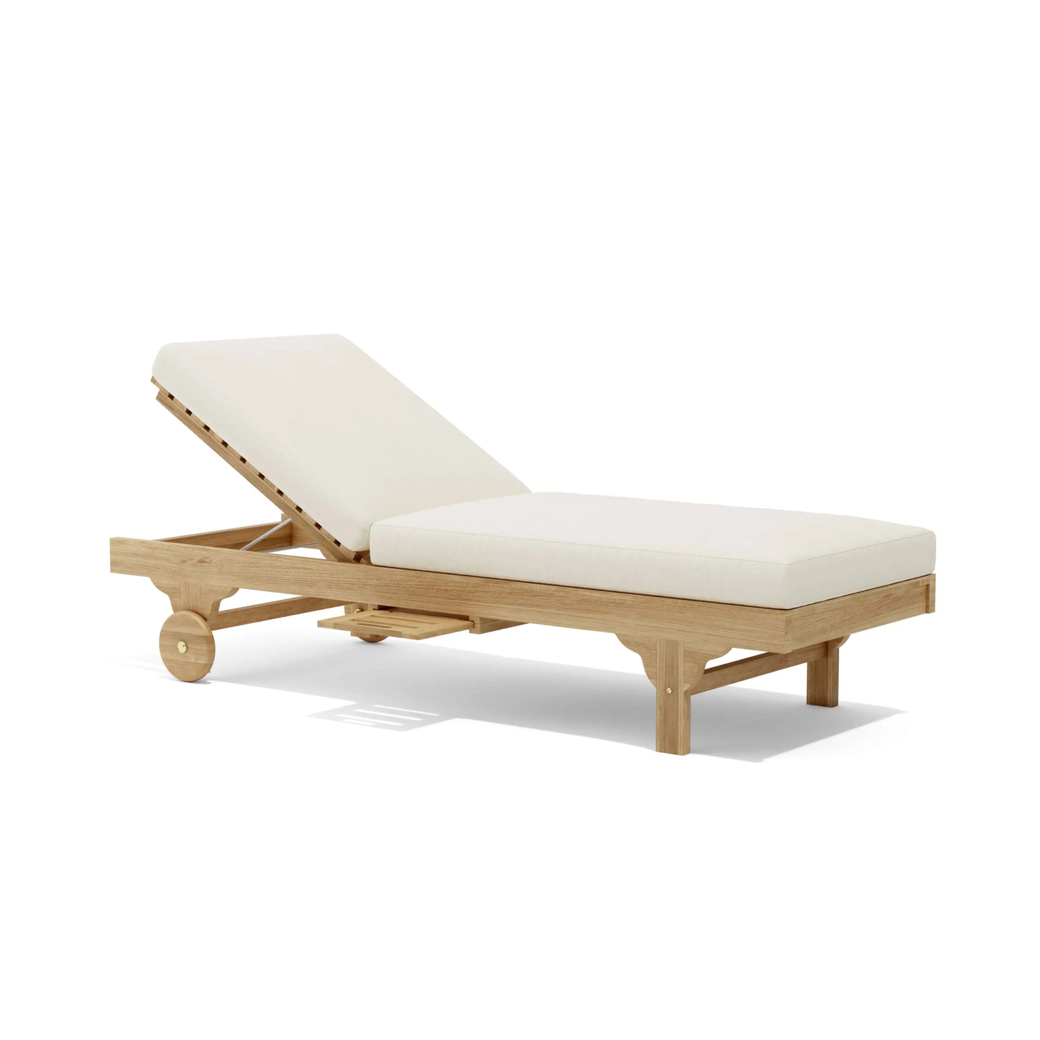 Capri New Sun Lounger – Teak Daybed (Navy) by Anderson Teak