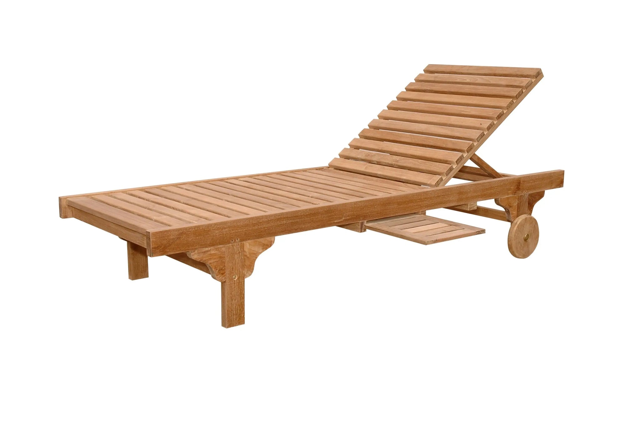 Capri New Sun Lounger – Teak Daybed (Navy) by Anderson Teak