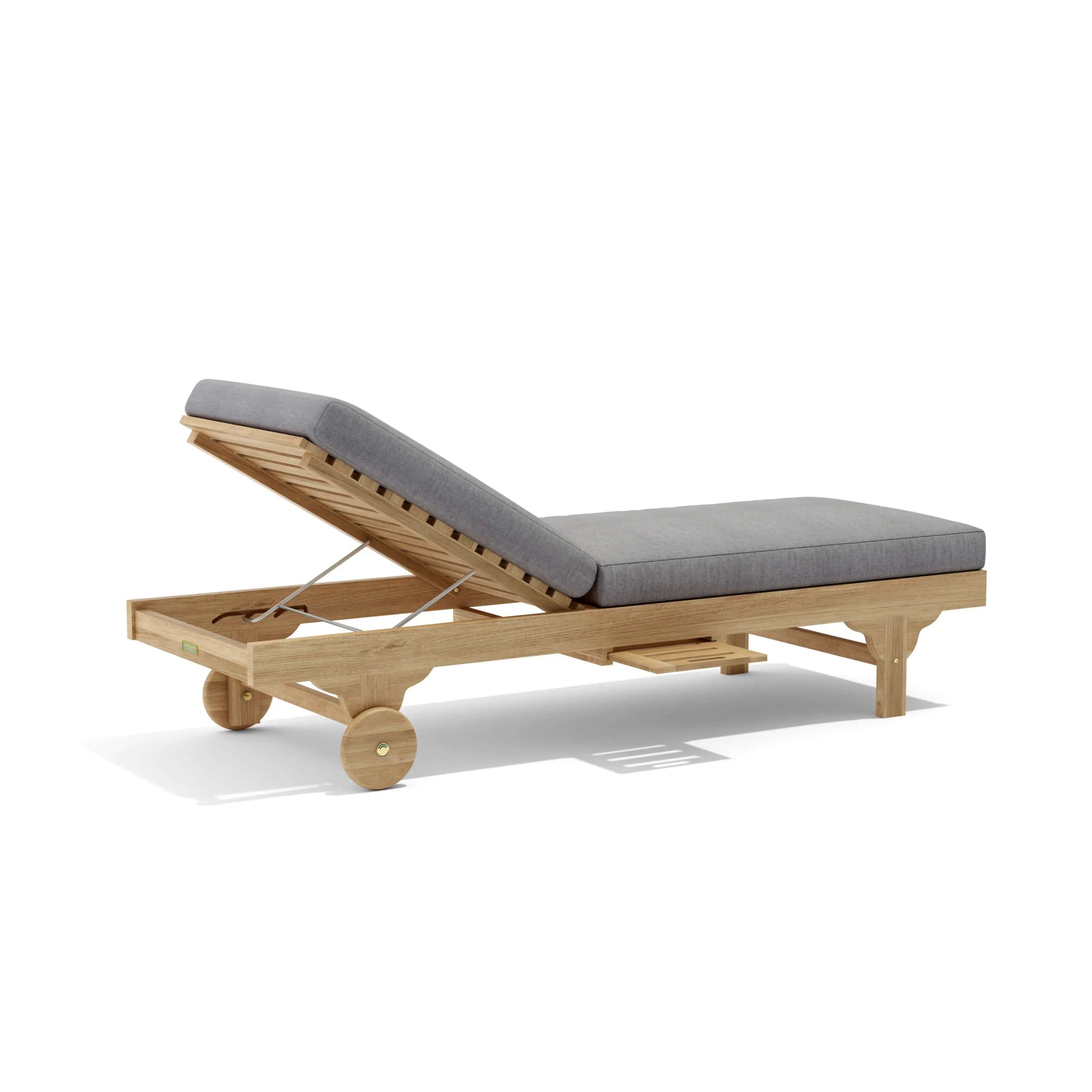Capri New Sun Lounger – Teak Daybed (No Cushion) by Anderson Teak