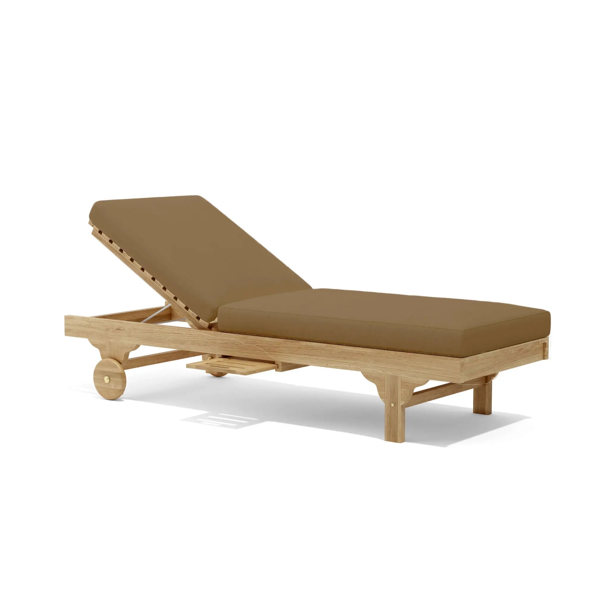 Capri New Sun Lounger – Teak Daybed (Walnut) by Anderson Teak