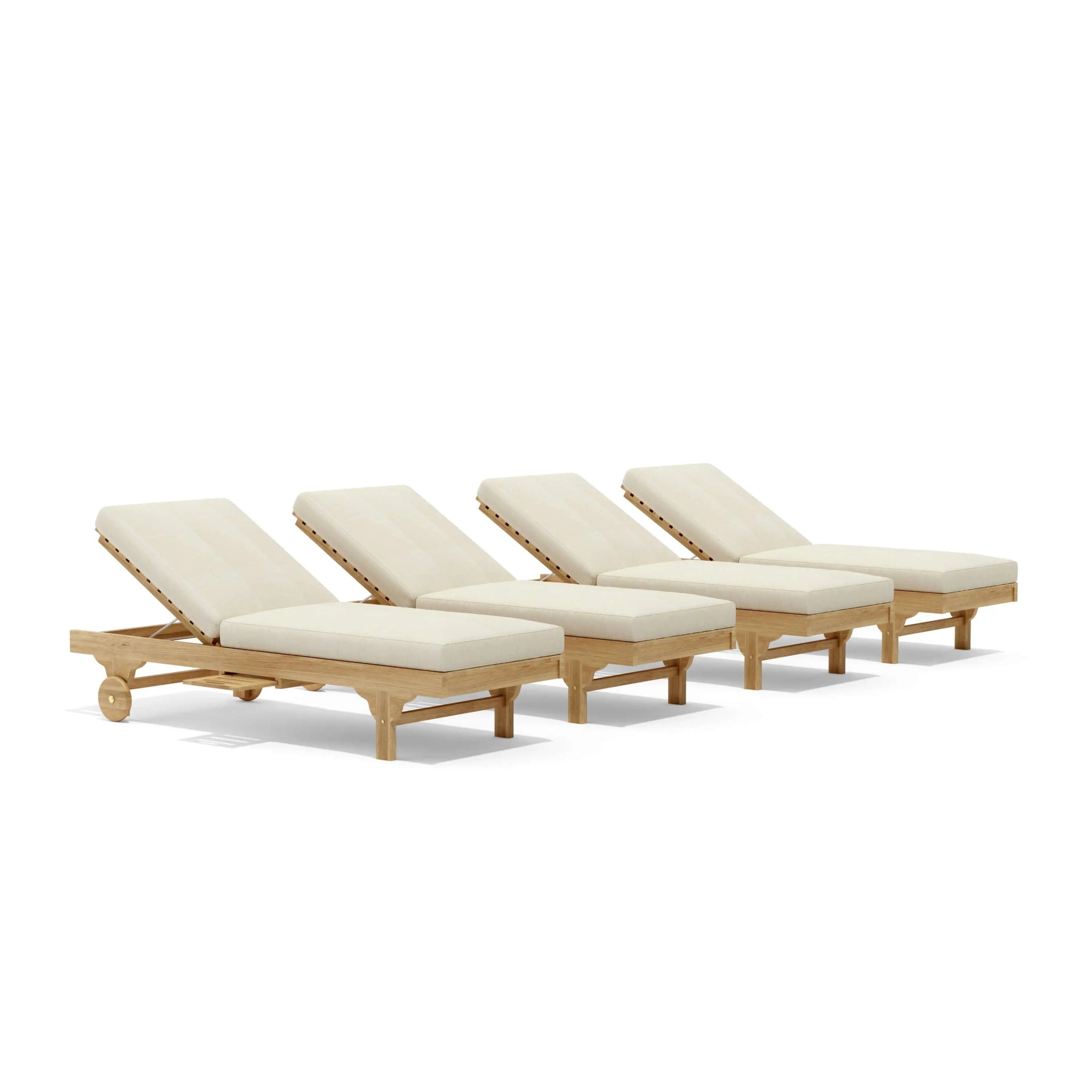 Capri Sun Lounger Set – Teak Daybed (Natural) by Anderson Teak