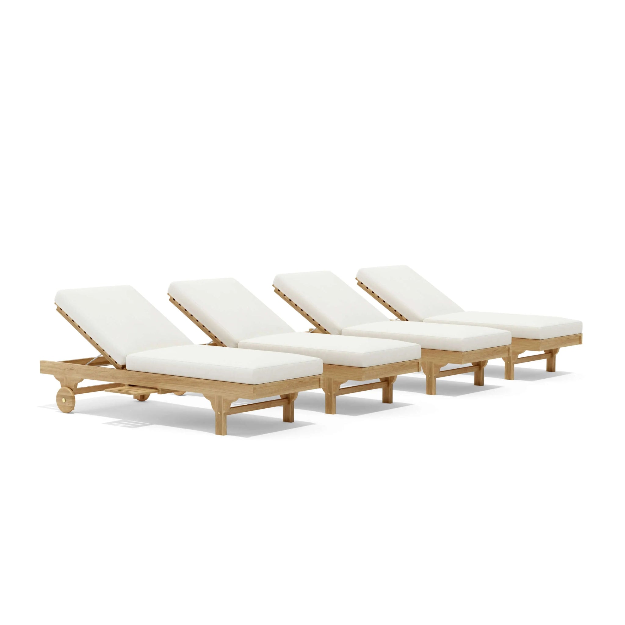 Capri Sun Lounger Set – Teak Daybed (No Cushion) by Anderson Teak