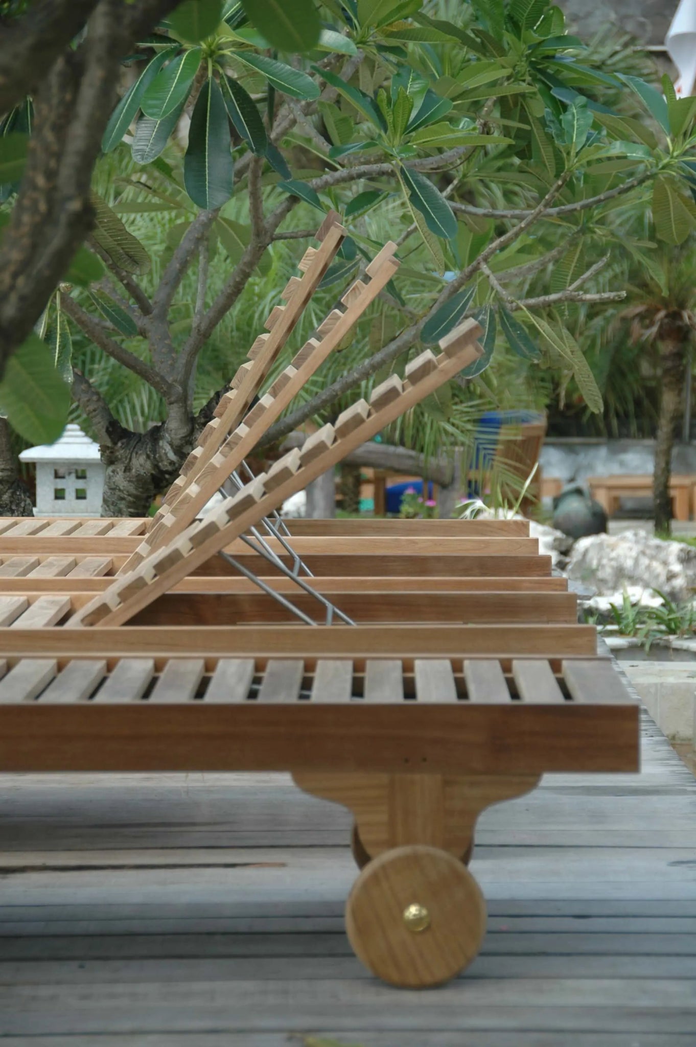Capri Sun Lounger Set – Teak Daybed (No Cushion) by Anderson Teak