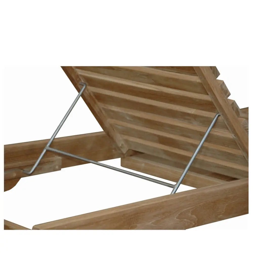Capri Sun Lounger Set – Teak Daybed (No Cushion) by Anderson Teak