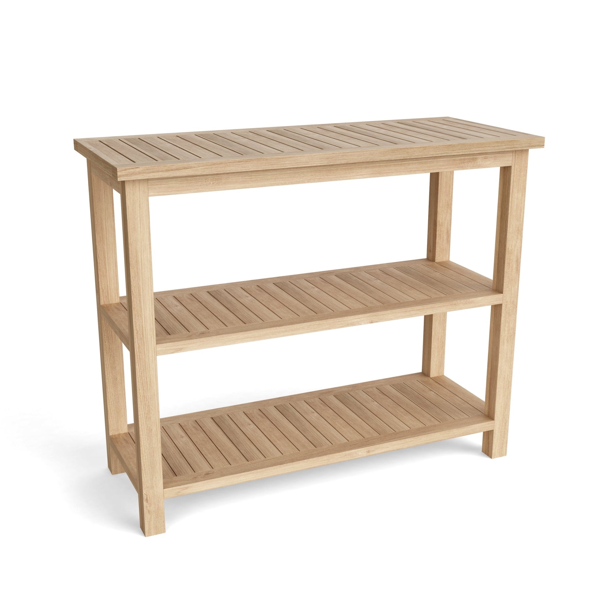 Chapman Towel Console Table with 4 - Wicker Baskets – () by Chapman Collection