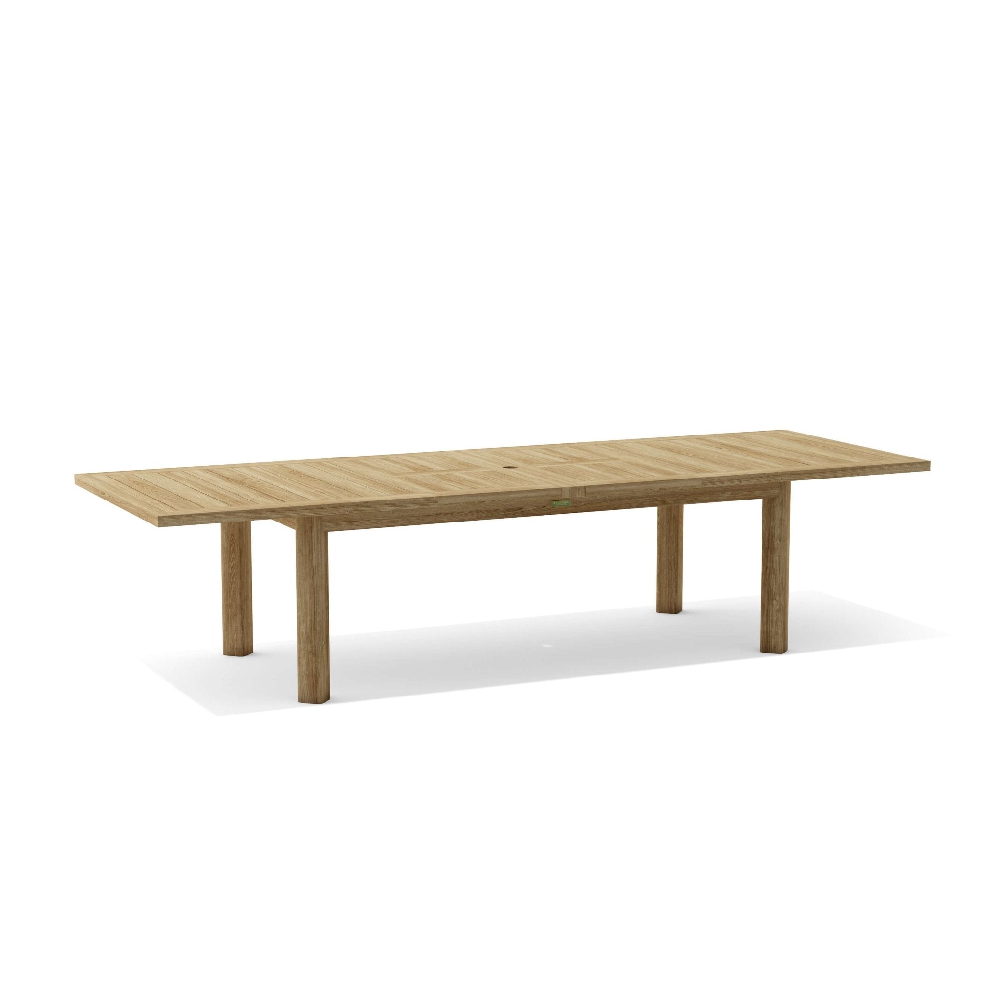 Chelsea 13 - pc Rectangular Double Extension Dining Table Set – Extension Dining Table Set () by Anderson Teak