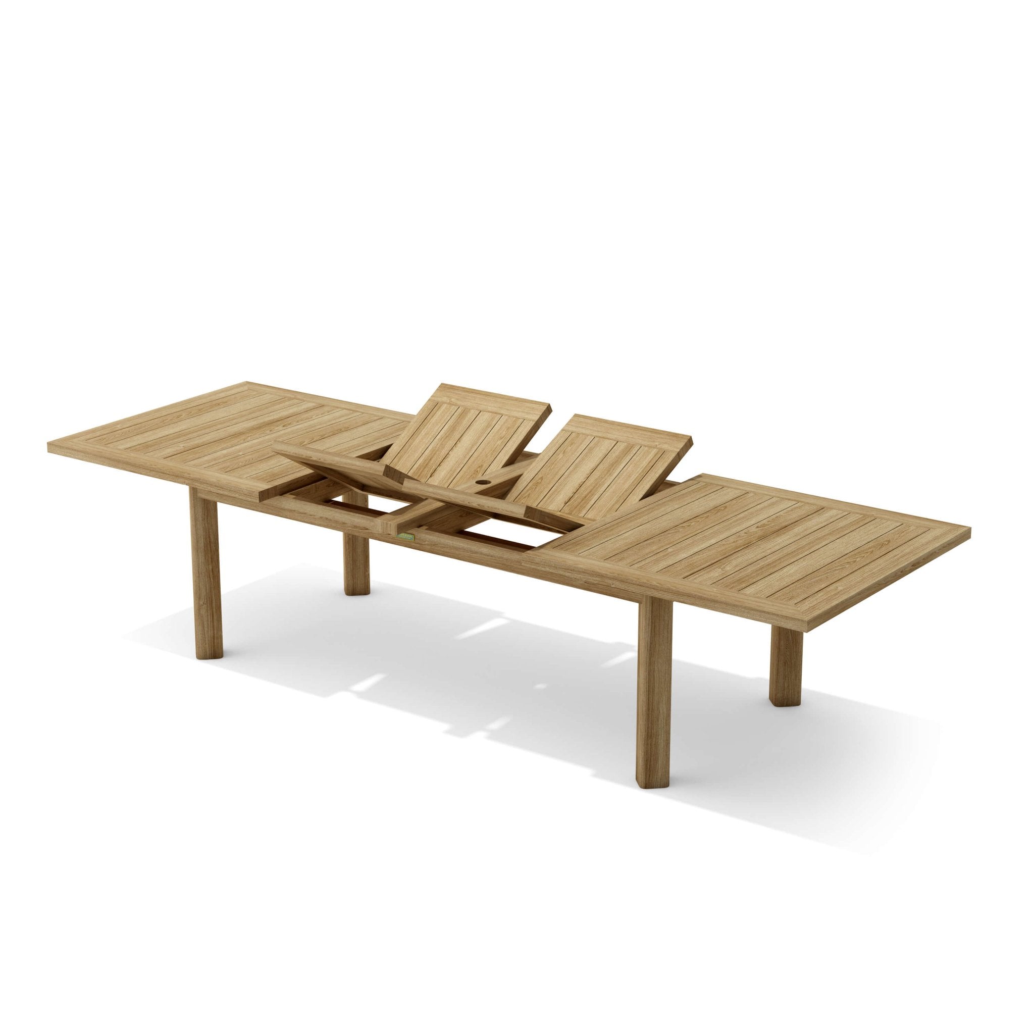 Chelsea 13 - pc Rectangular Double Extension Dining Table Set – Extension Dining Table Set () by Anderson Teak