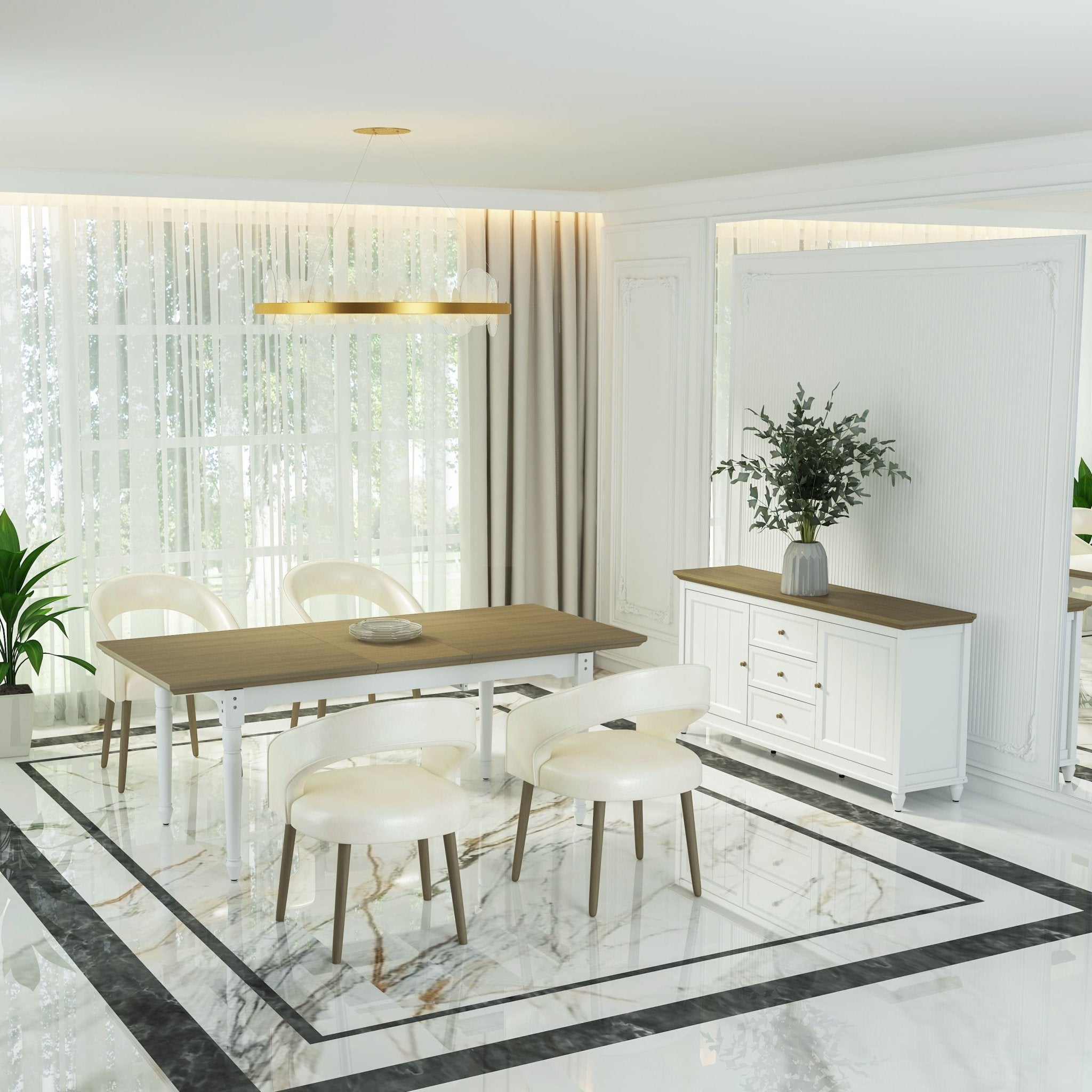 Chenon Extension Dining Table – Furniture () by Anderson Teak