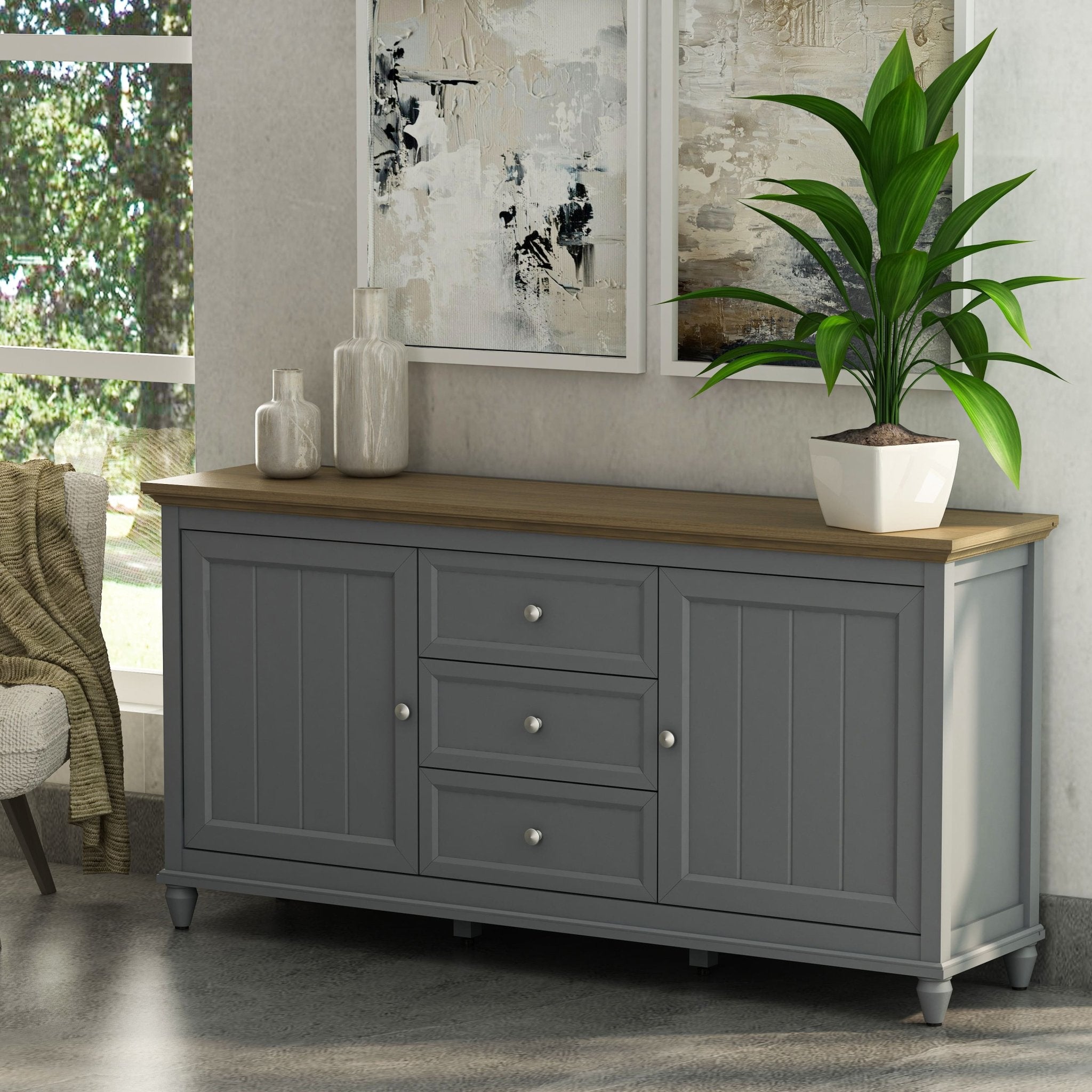 Chenon Sideboard – Furniture (White) by Anderson Teak