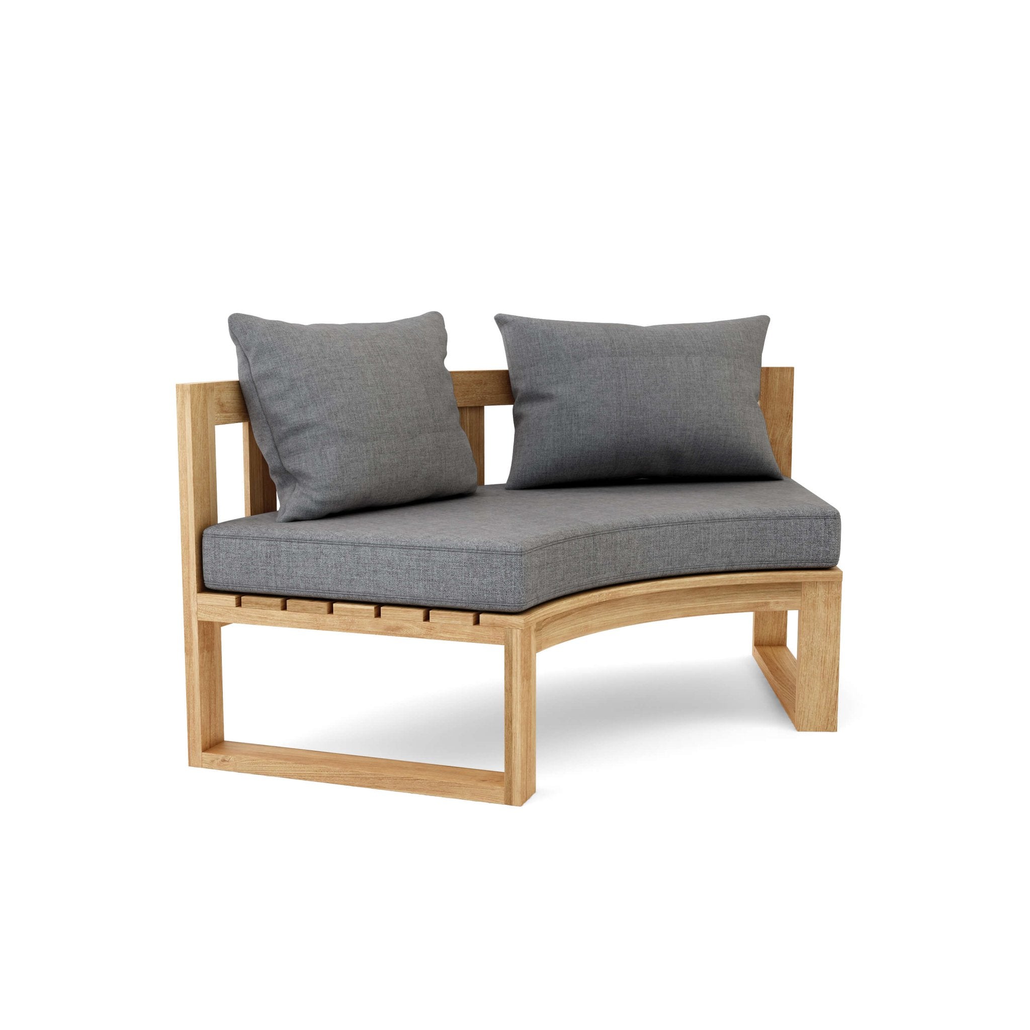 Circular Modular Deep Seating – (Cast Slate) by Anderson Teak