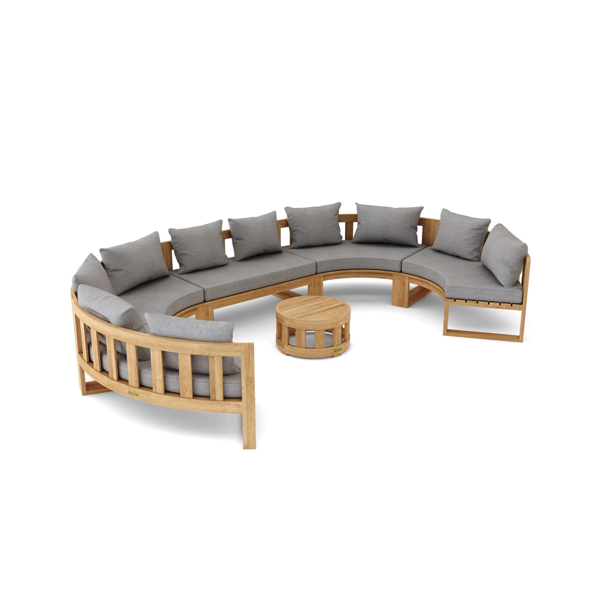 Circular Modular Deep Seating – (Cast Slate) by Anderson Teak