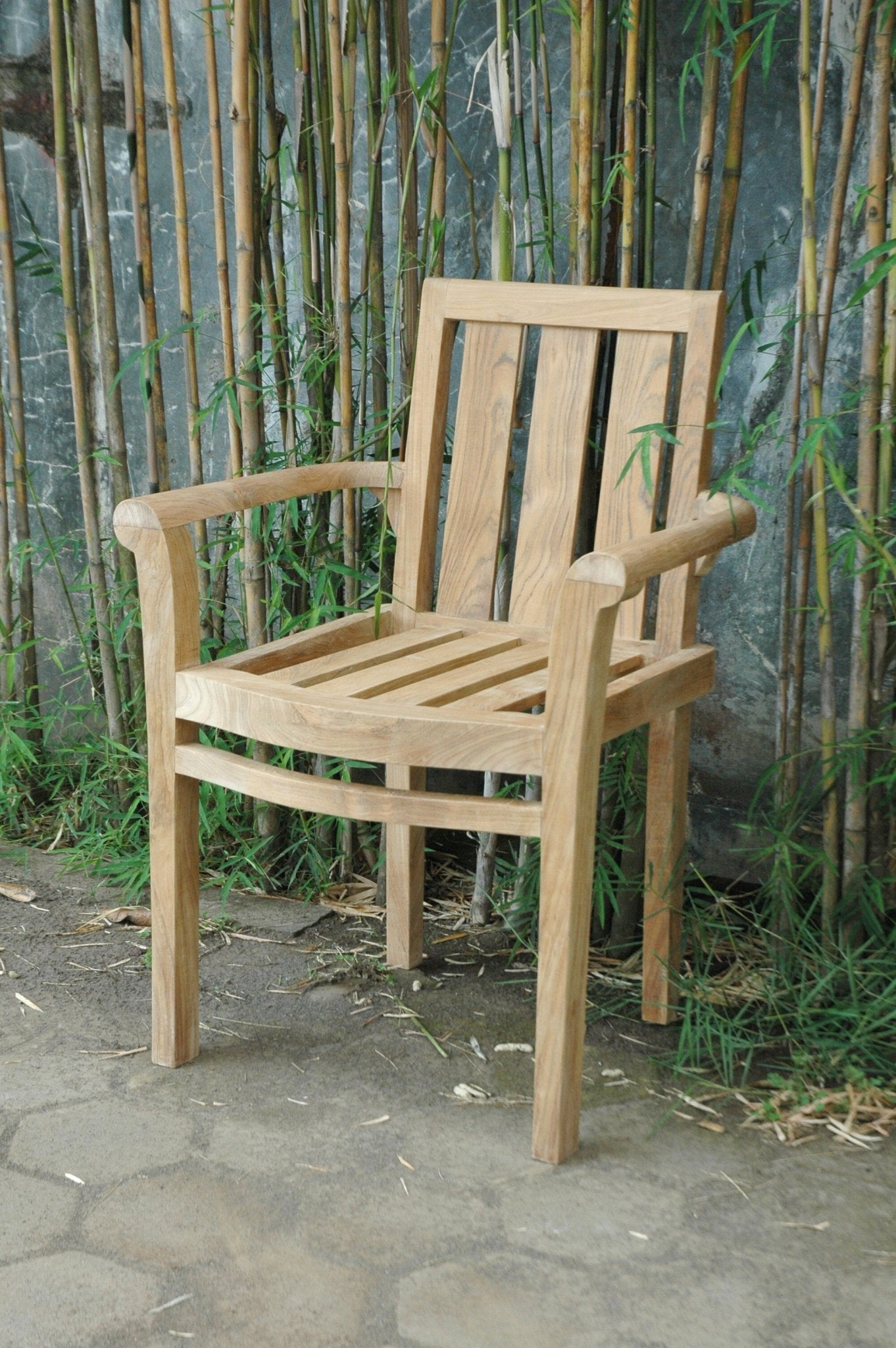 Classic Stacking Armchair – () by Anderson Teak