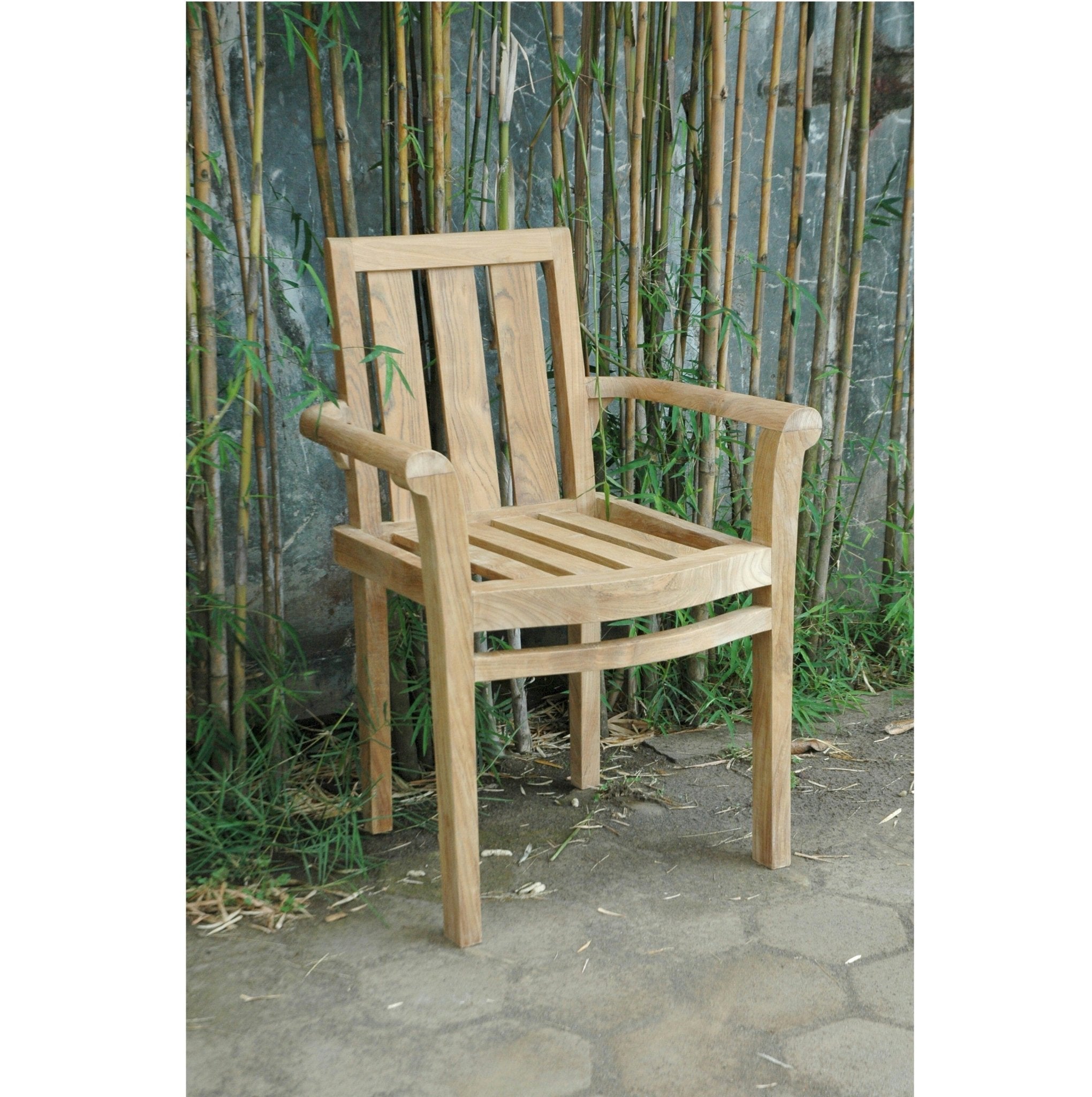 Classic Stacking Armchair – () by Anderson Teak