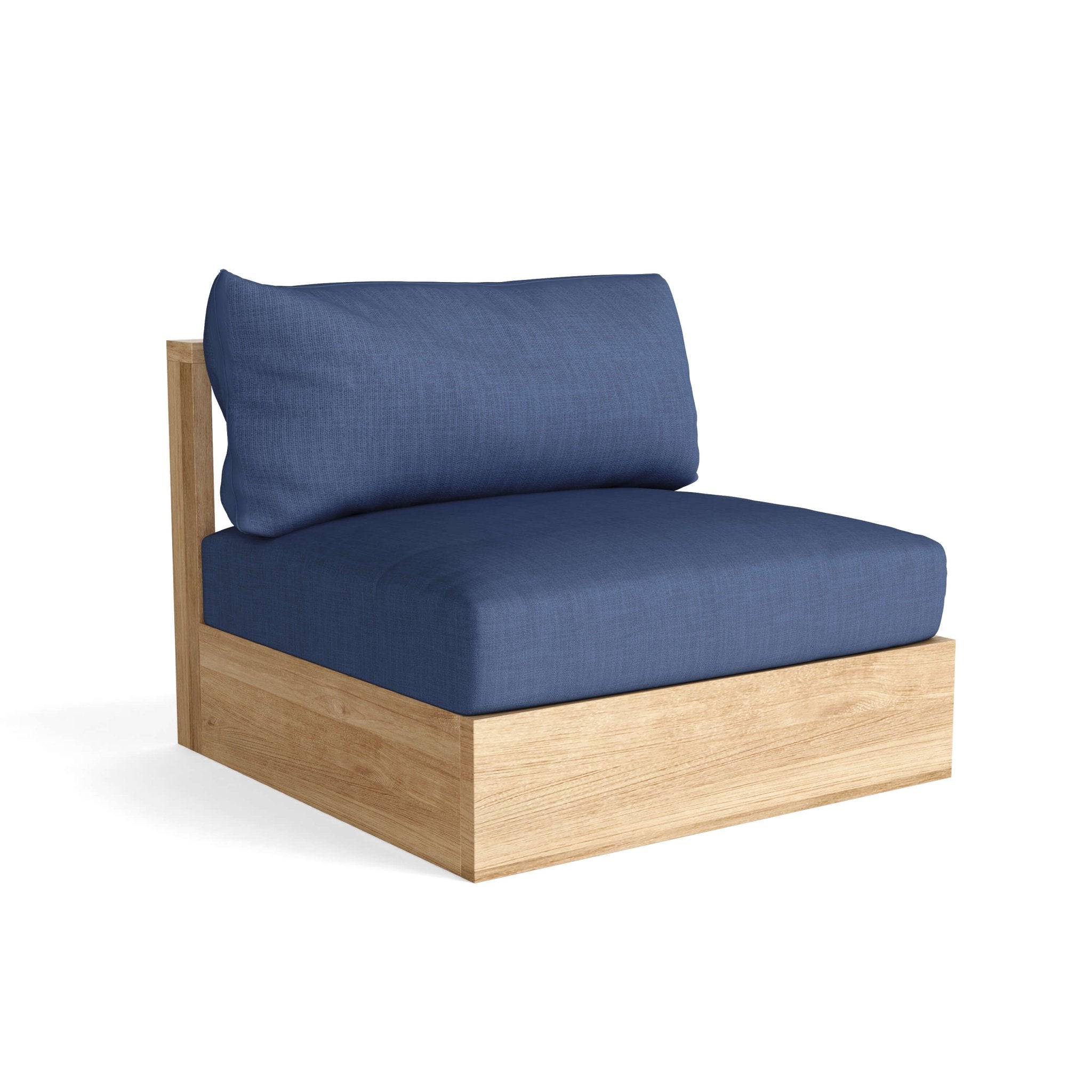 Copacabana Deep Seating Center Modular – Outdoor Chairs (Navy) by Anderson Teak