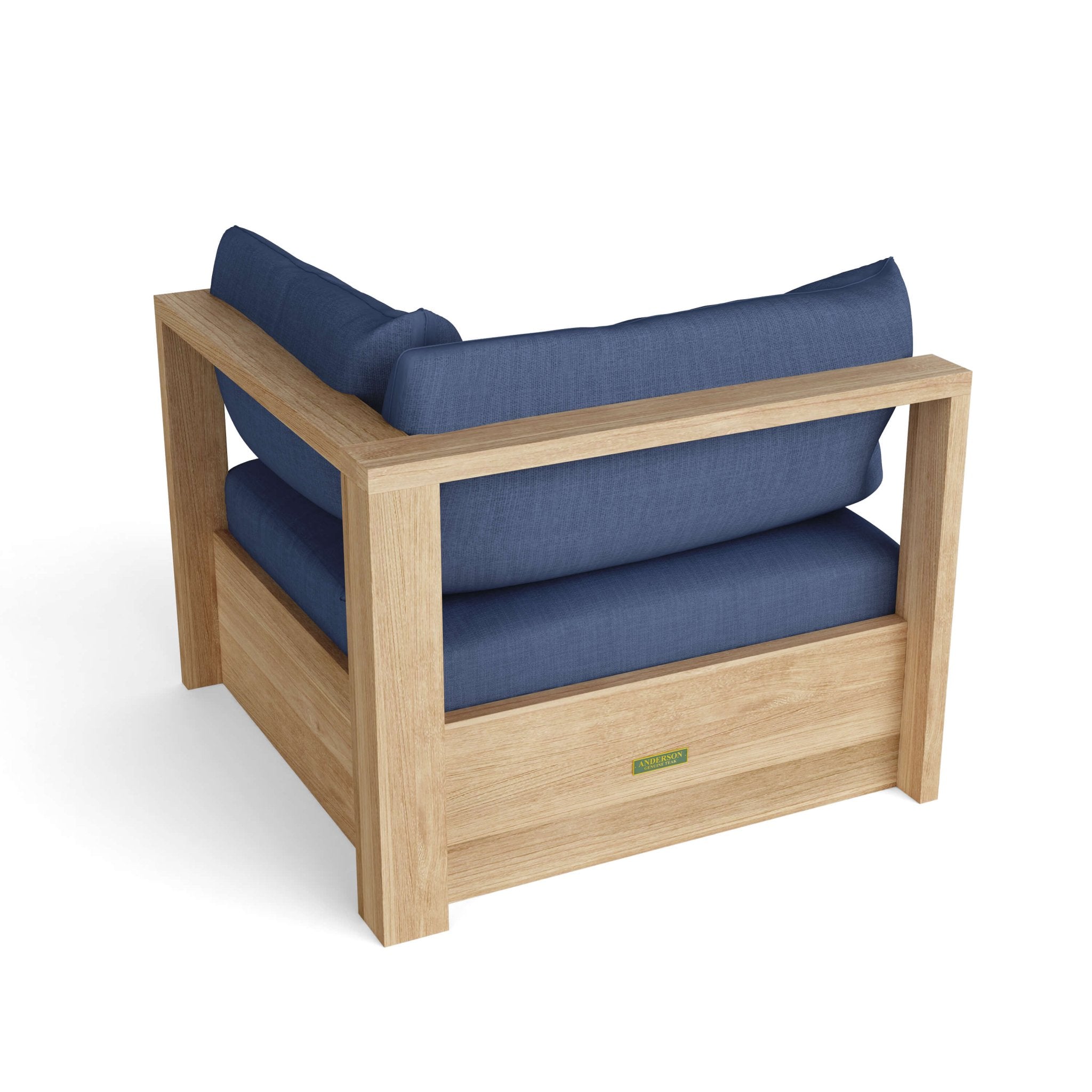 Copacabana Deep Seating Corner Modular – Outdoor Chairs (Forest Green) by Anderson Teak