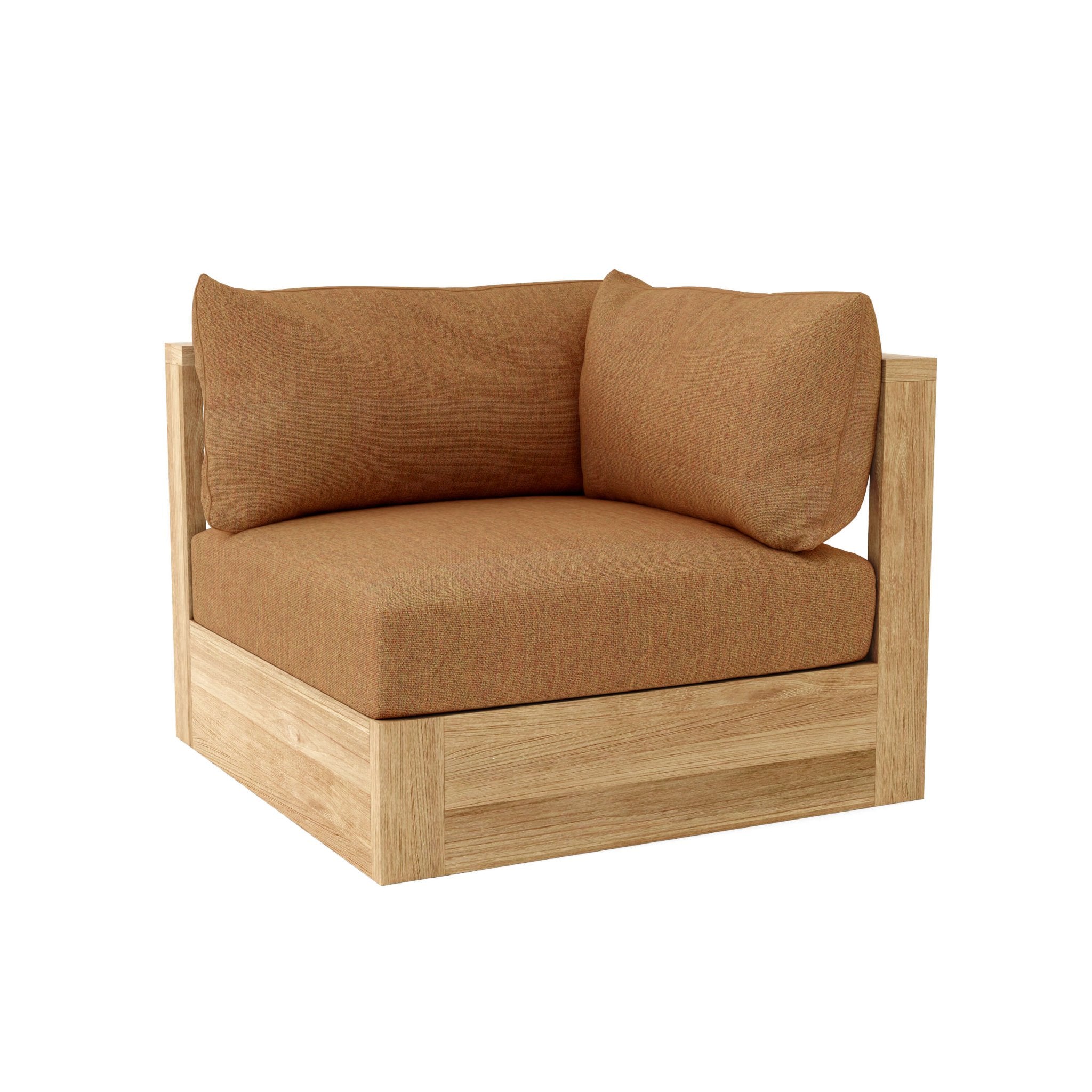 Copacabana Deep Seating Corner Modular – Outdoor Chairs (Teak) by Anderson Teak
