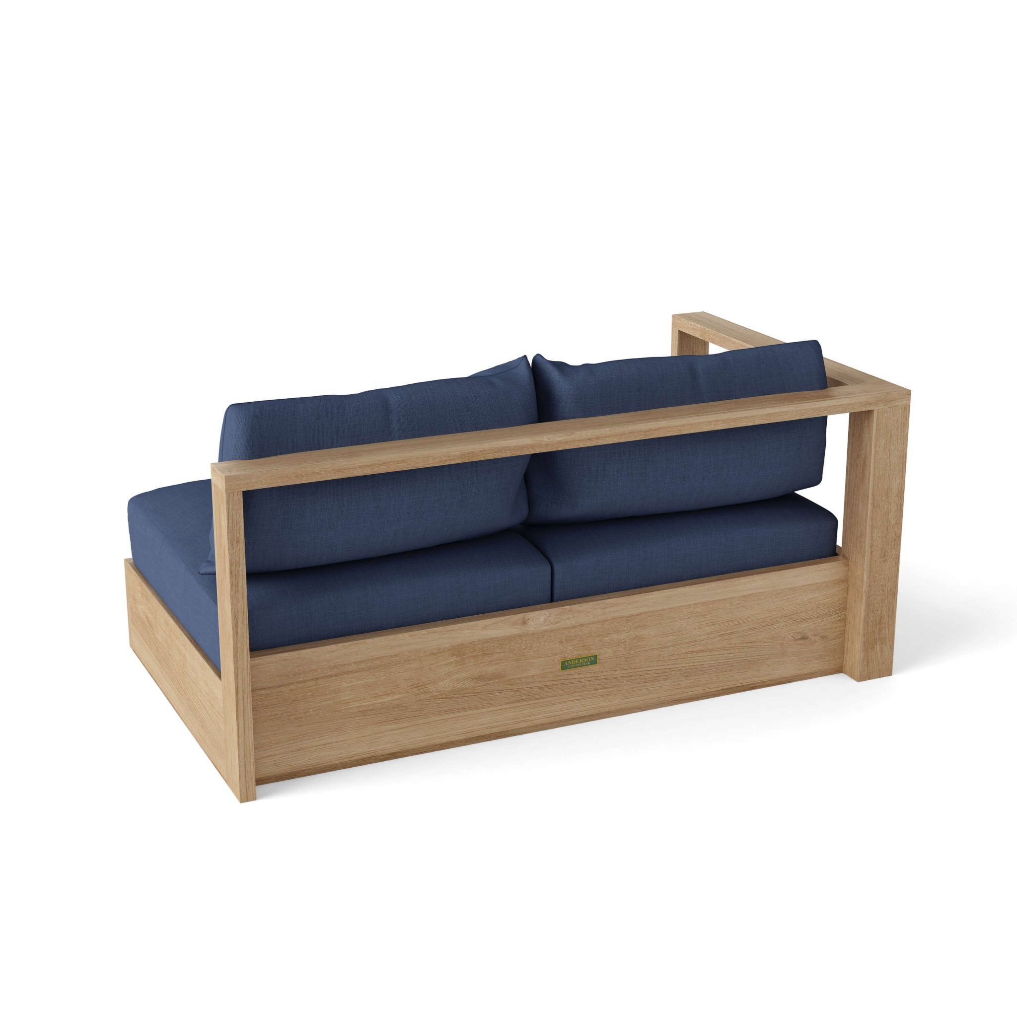 Copacabana Deep Seating Right Loveseat – Outdoor Sofas (Navy) by Anderson Teak
