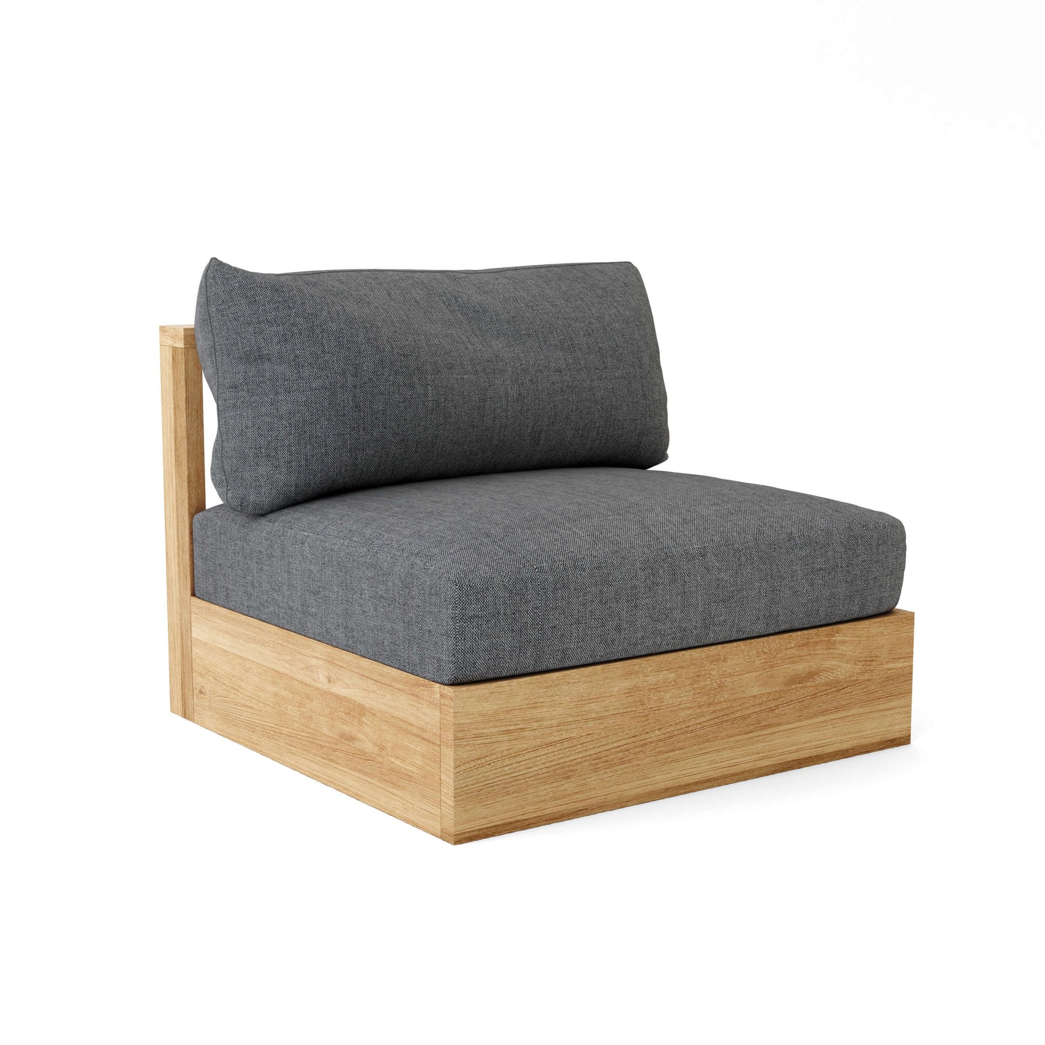 Copacabana Modular Deep Seating Set – Teak Sofa (Cast Charcoal) by Anderson Teak