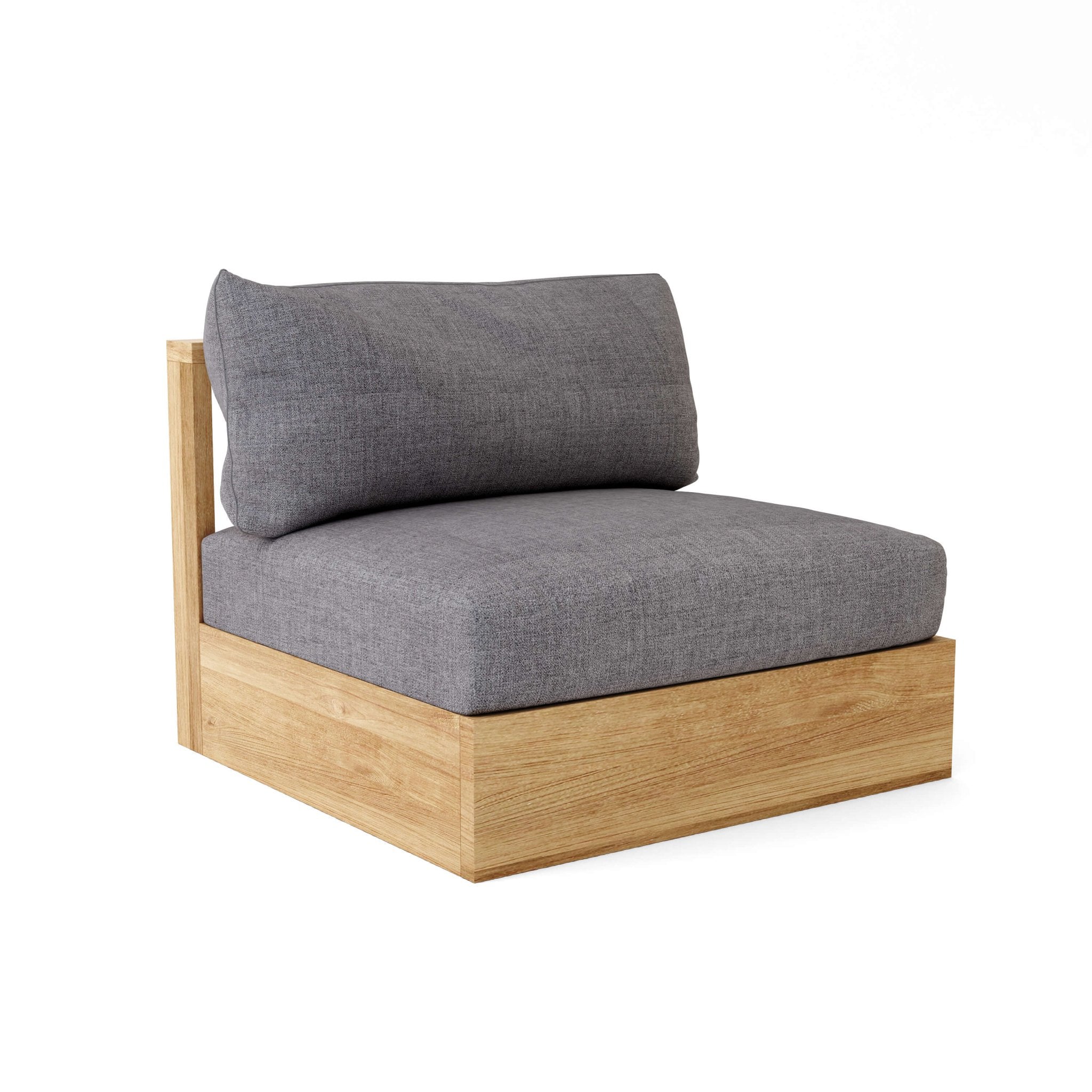 Copacabana Modular Deep Seating Set – Teak Sofa (Cast Slate) by Anderson Teak