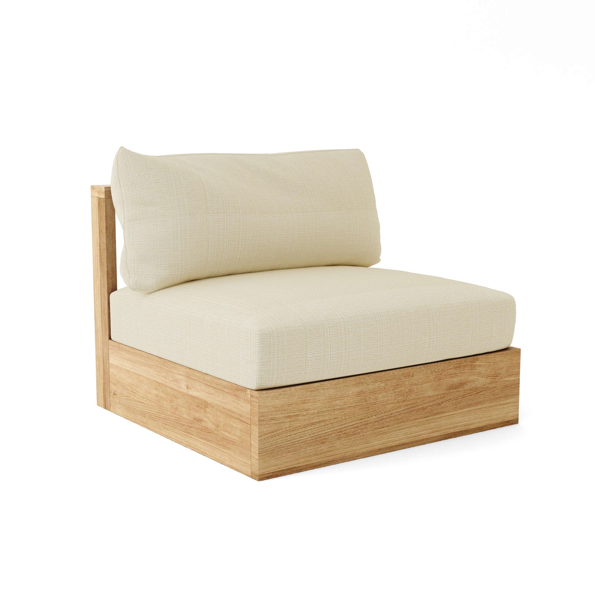Copacabana Modular Deep Seating Set – Teak Sofa (Linen Antique Beige) by Anderson Teak