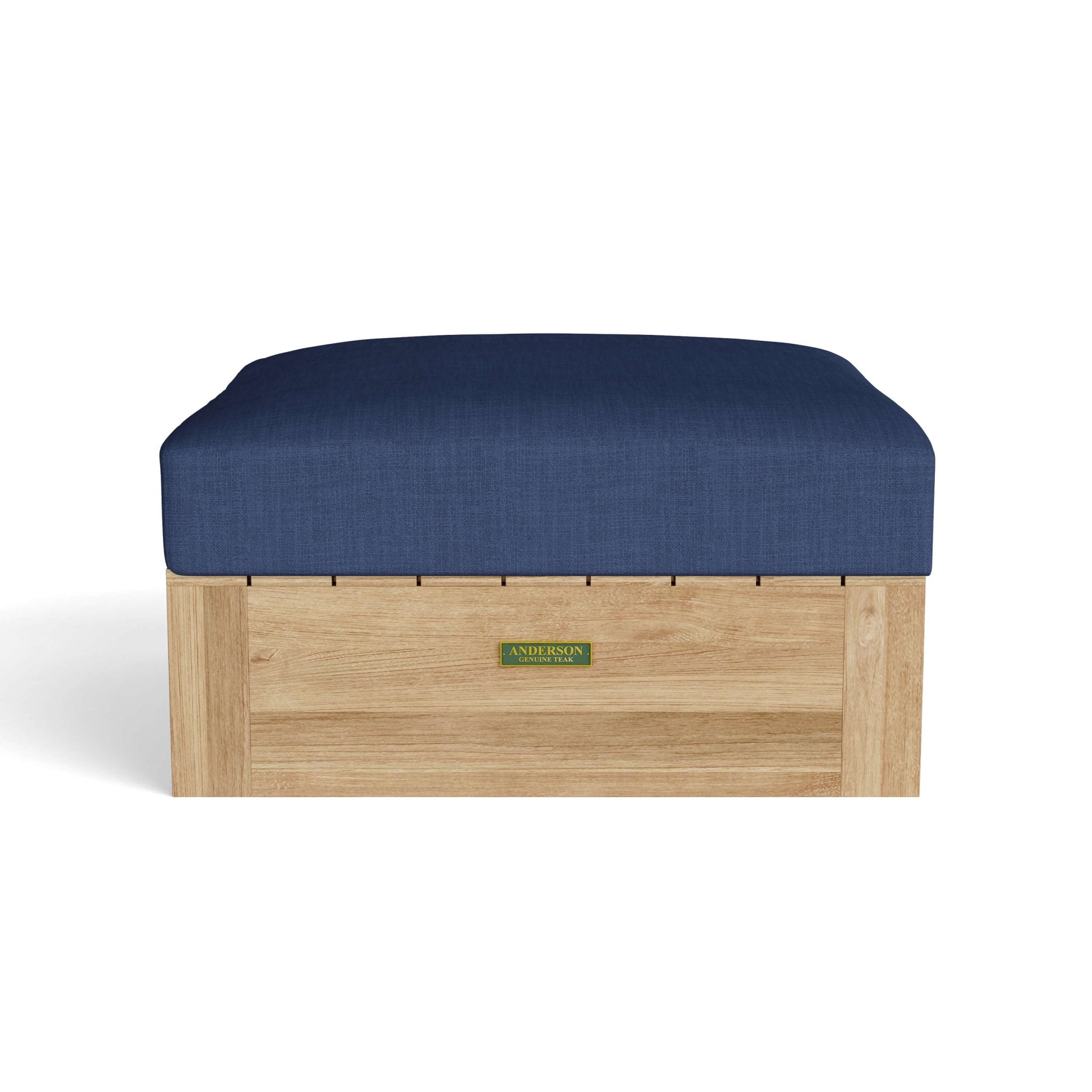 Copacabana Ottoman – Outdoor Ottomans (Navy) by Anderson Teak