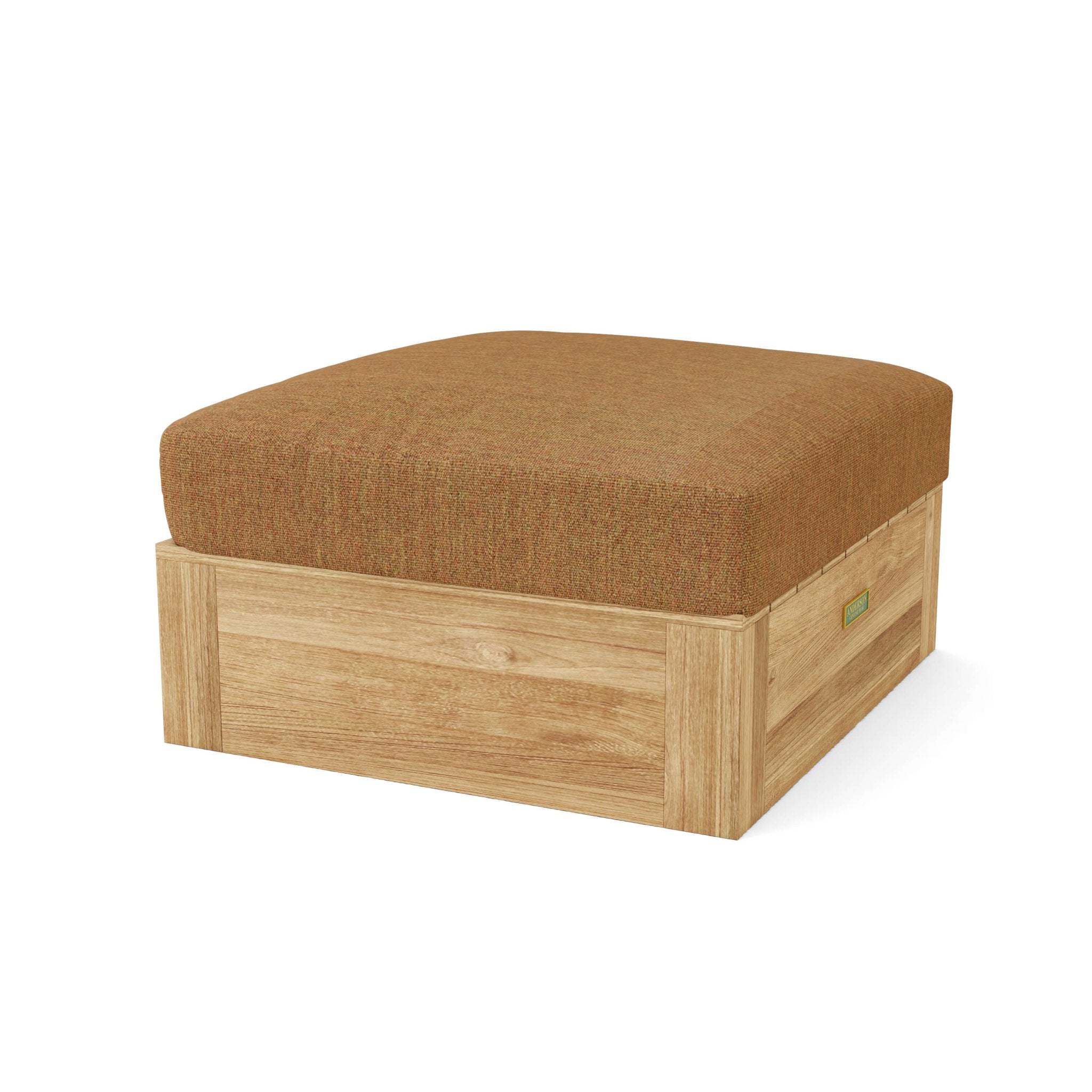 Copacabana Ottoman – Outdoor Ottomans (Teak) by Anderson Teak