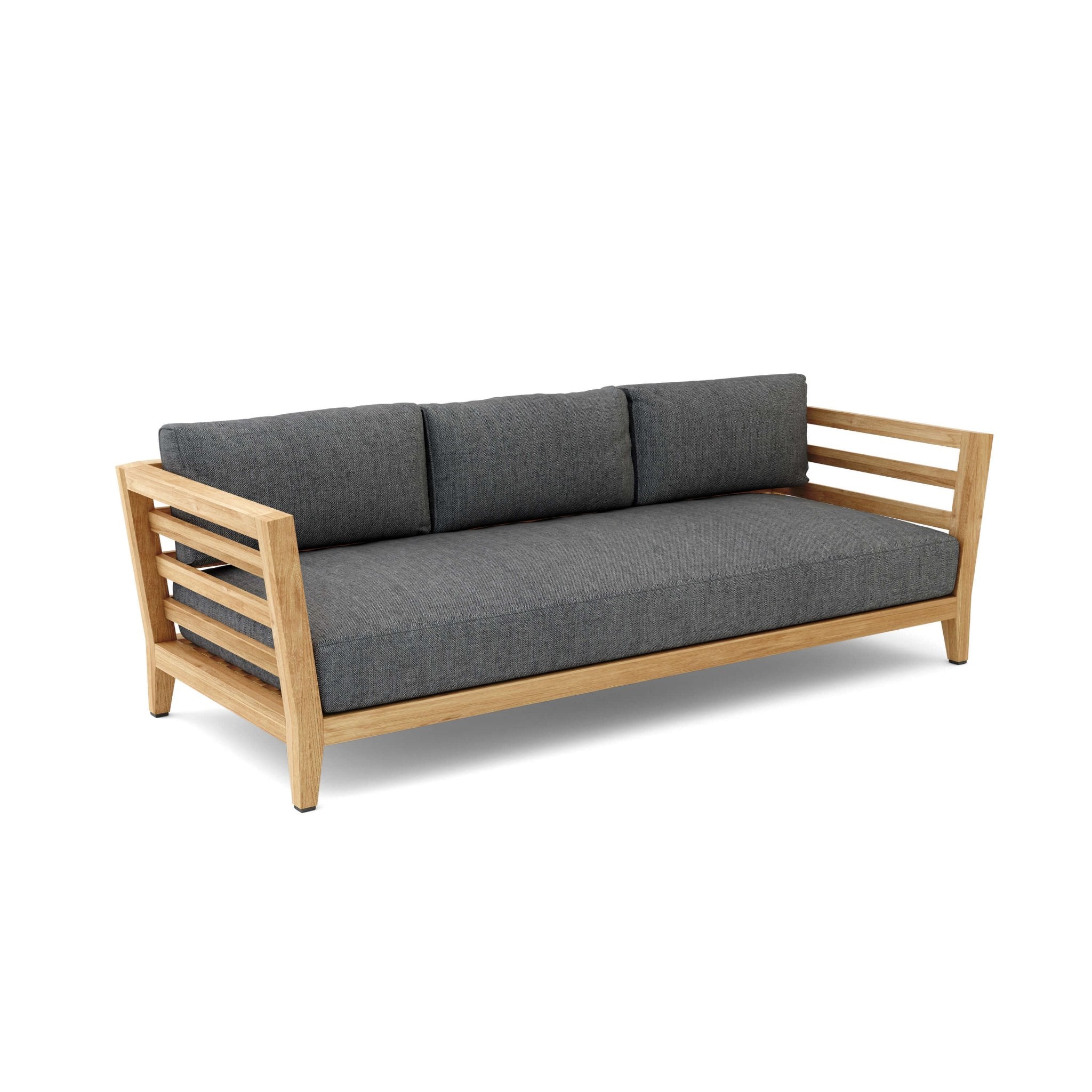 Cordoba Deep Seating Sofa – Teak Sofa (Cast Charcoal) by Anderson Teak