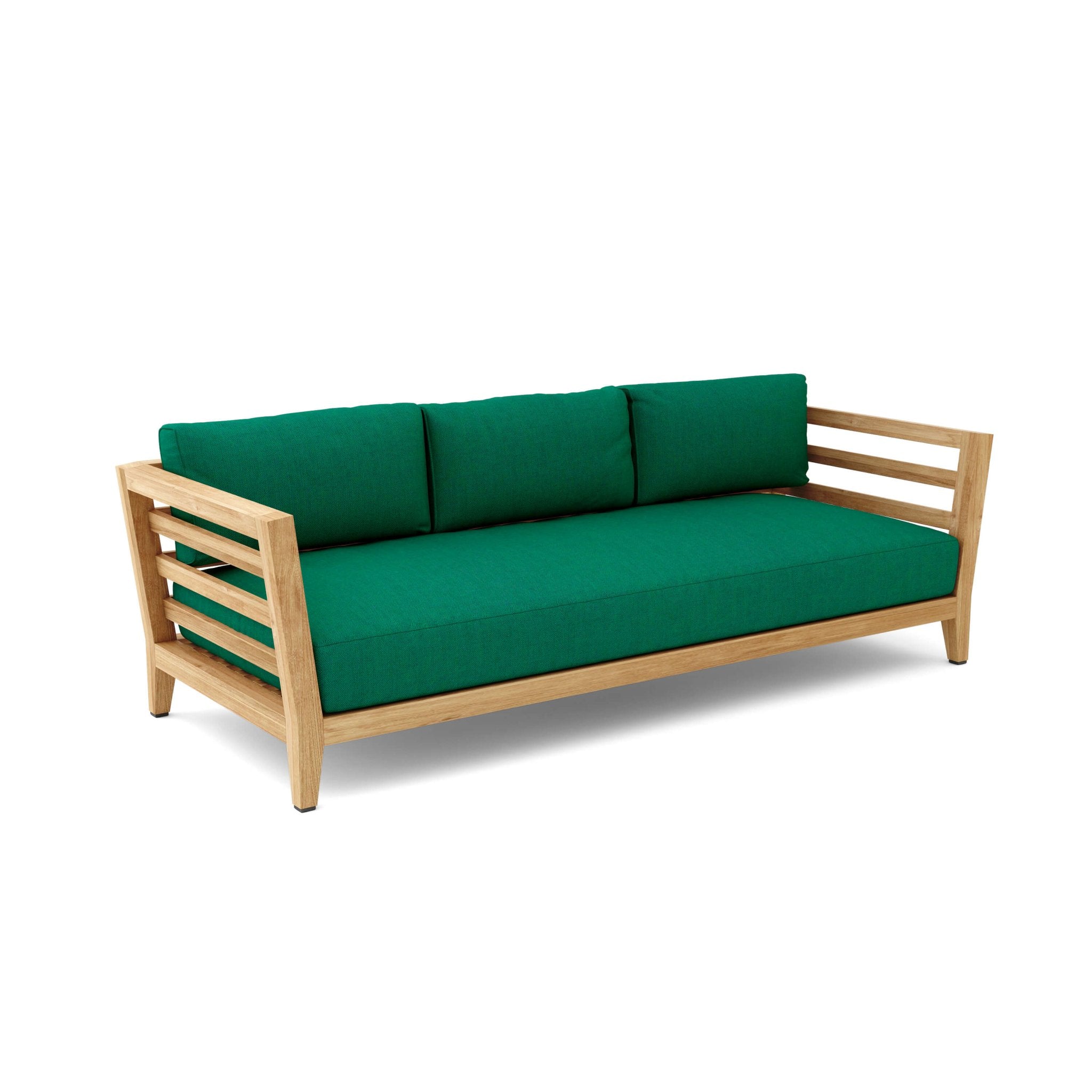 Cordoba Deep Seating Sofa – Teak Sofa (Forest Green) by Anderson Teak