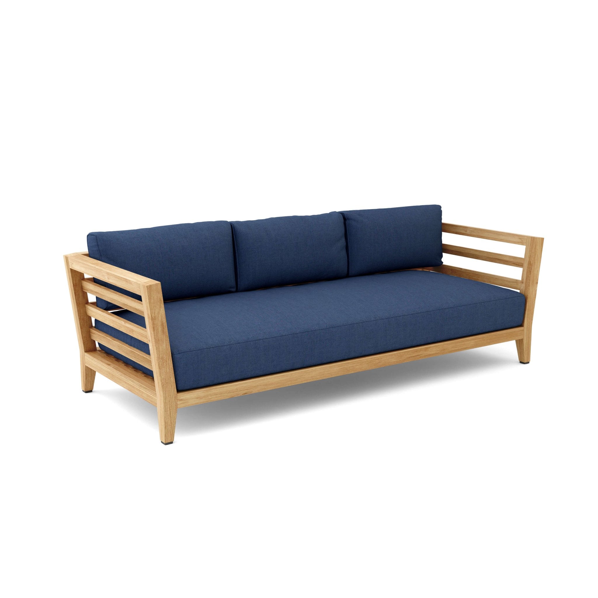 Cordoba Deep Seating Sofa – Teak Sofa (Navy) by Anderson Teak