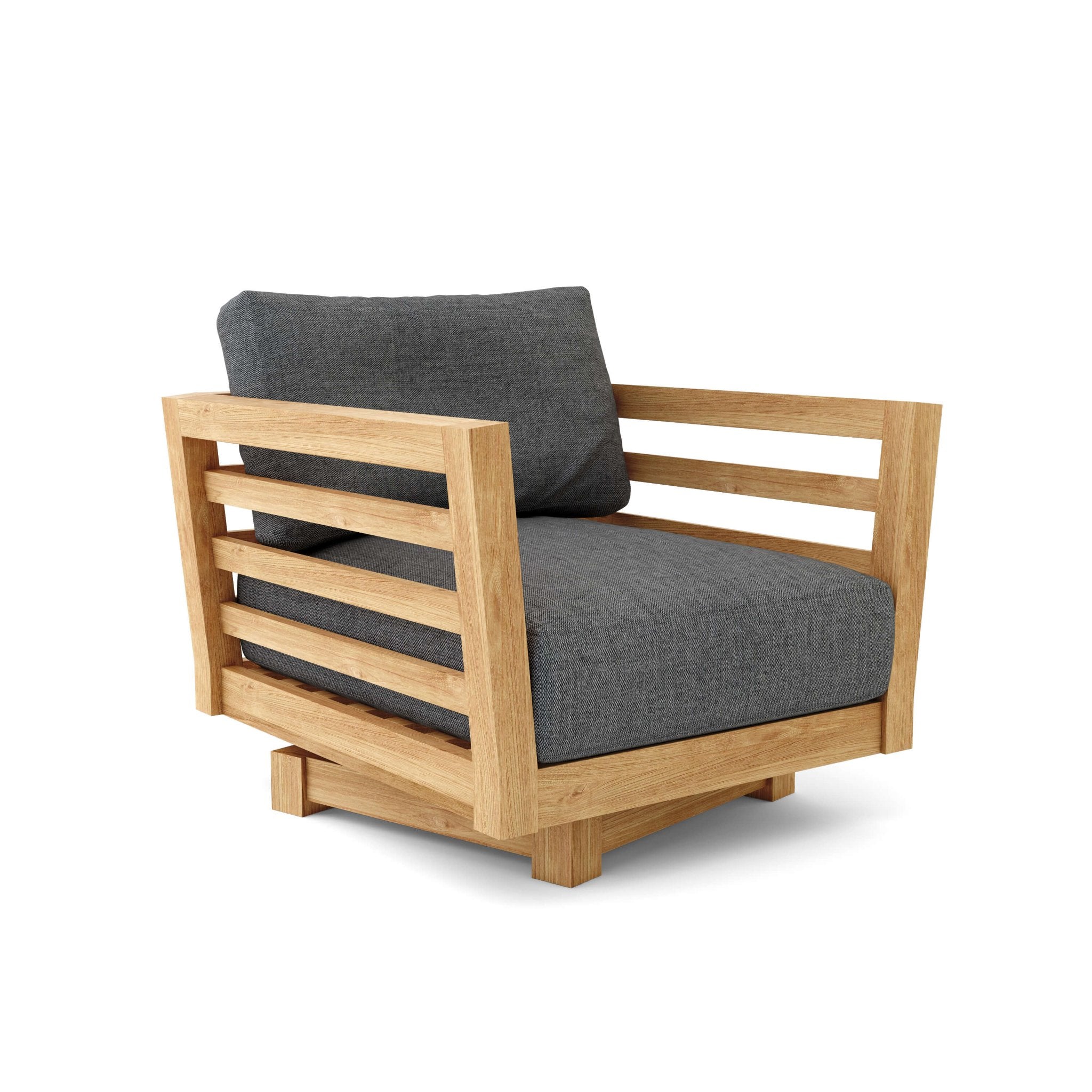 Cordoba Deep Seating Swivel Armchair – Furniture (Cast Charcoal) by Anderson Teak
