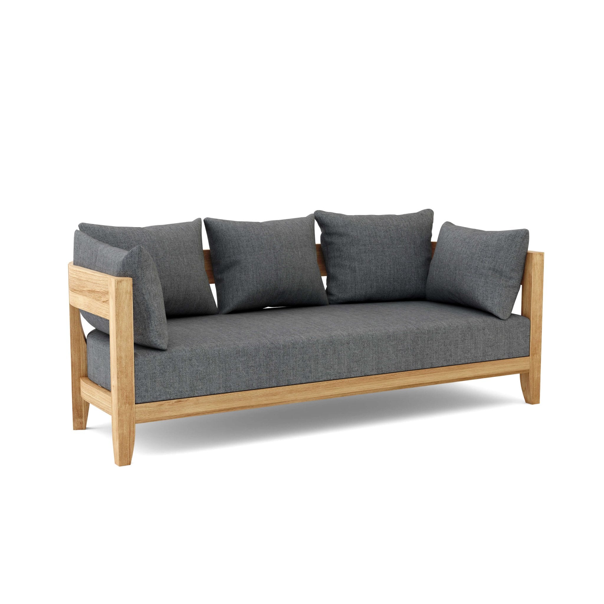 Coronado Deep Seating Sofa – Teak Sofa (Cast Charcoal) by Anderson Teak
