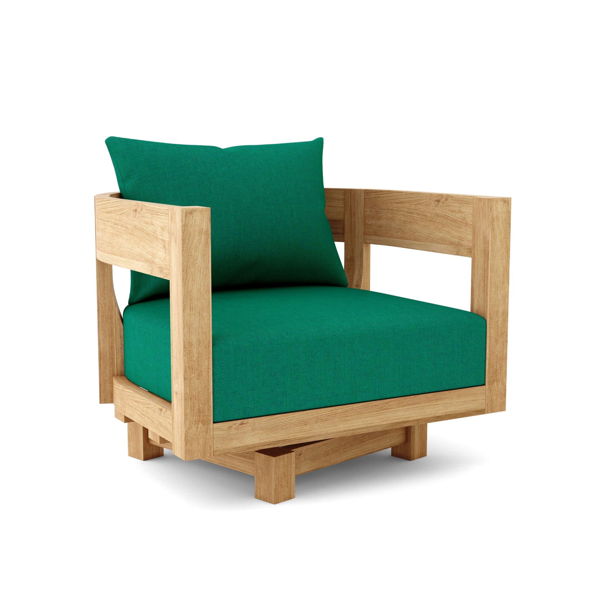 Coronado Deep Seating Swivel Armchair – (Forest Green) by Anderson Teak