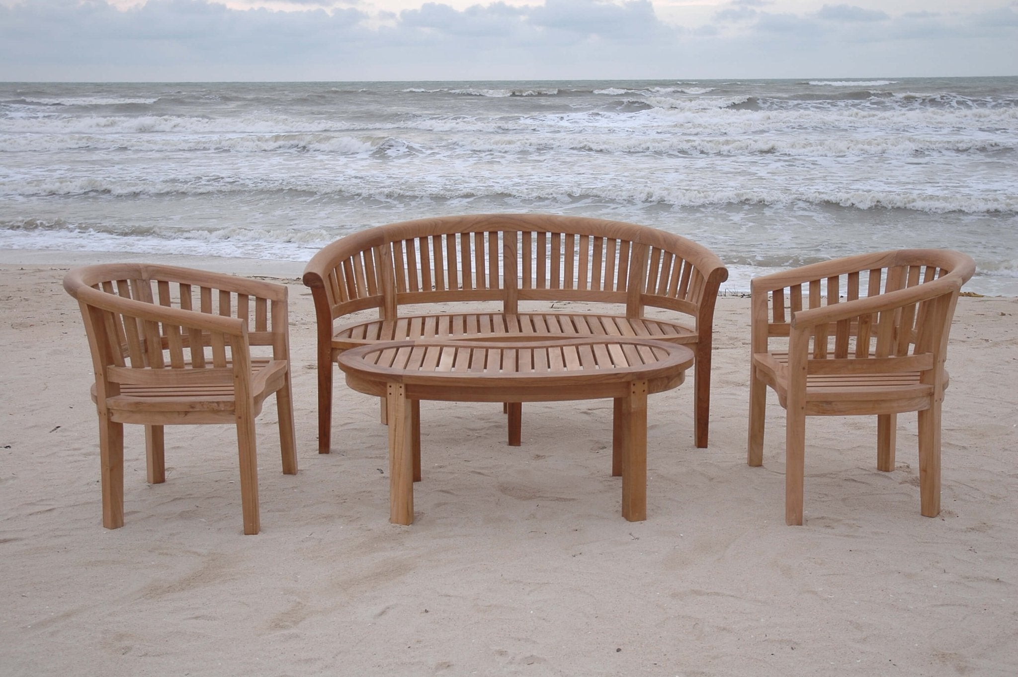 Curve 4 - pc Conversation Set – () by Anderson Teak