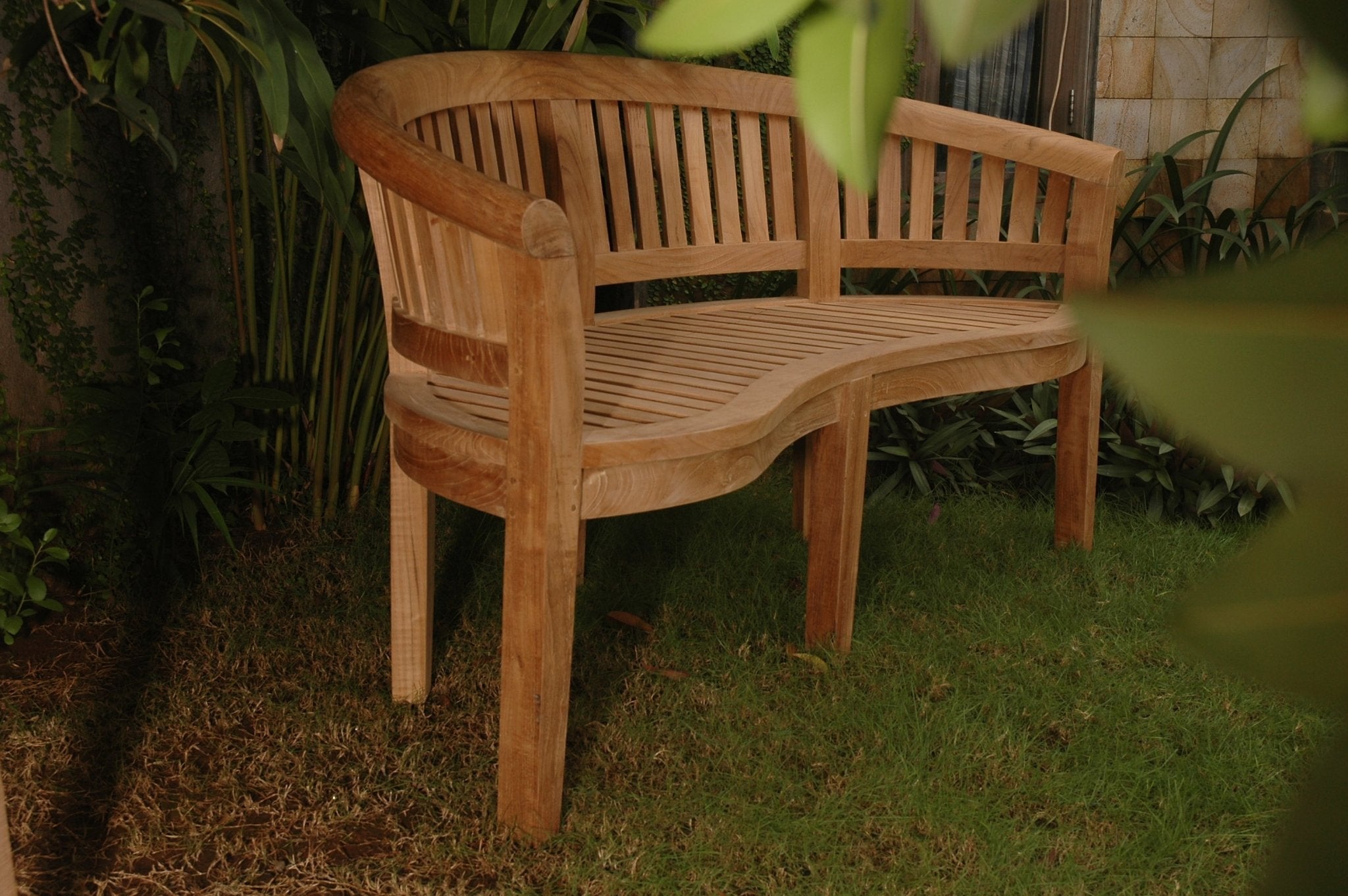 Curve Extra Thick Bench – () by Anderson Teak