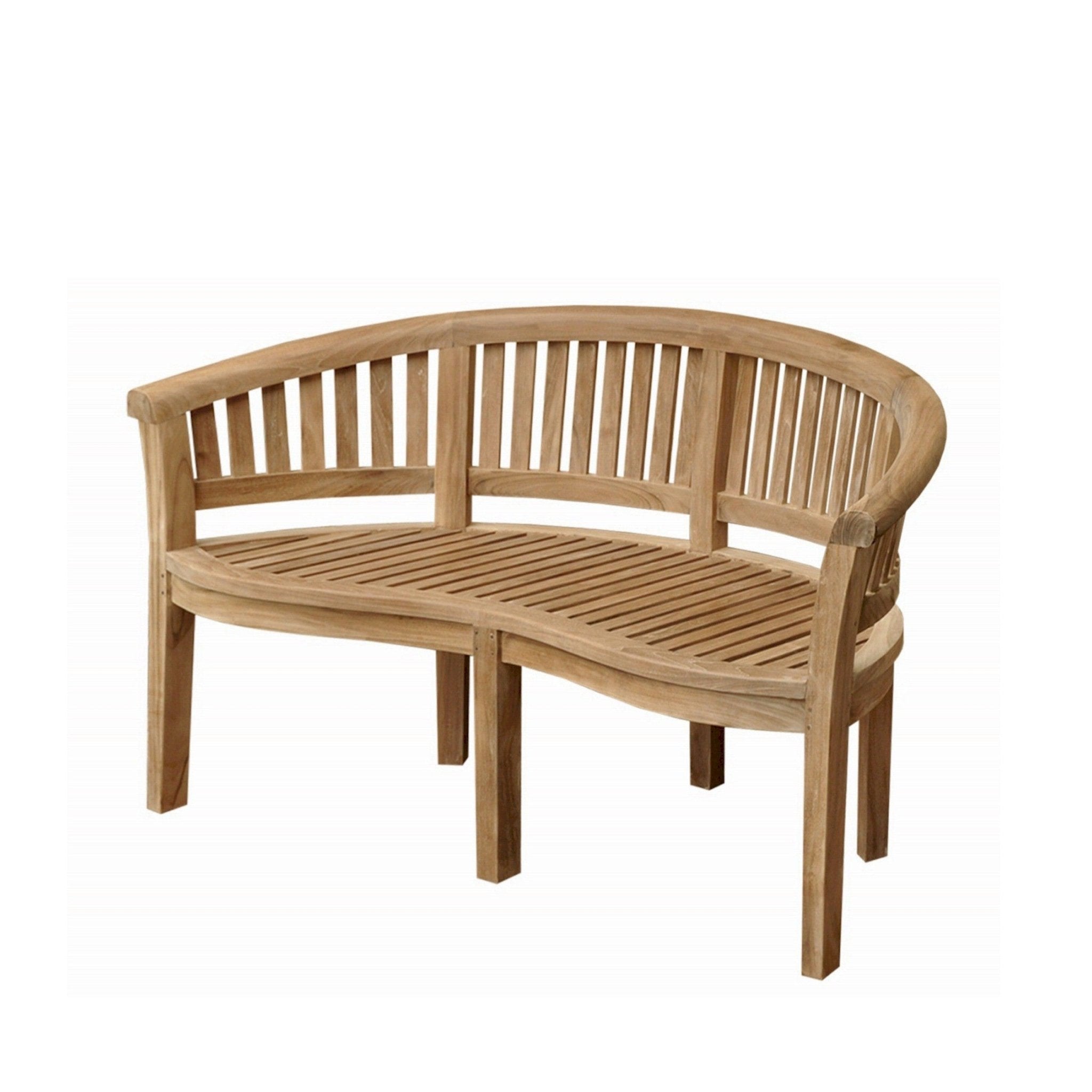 Curve Extra Thick Bench – () by Anderson Teak