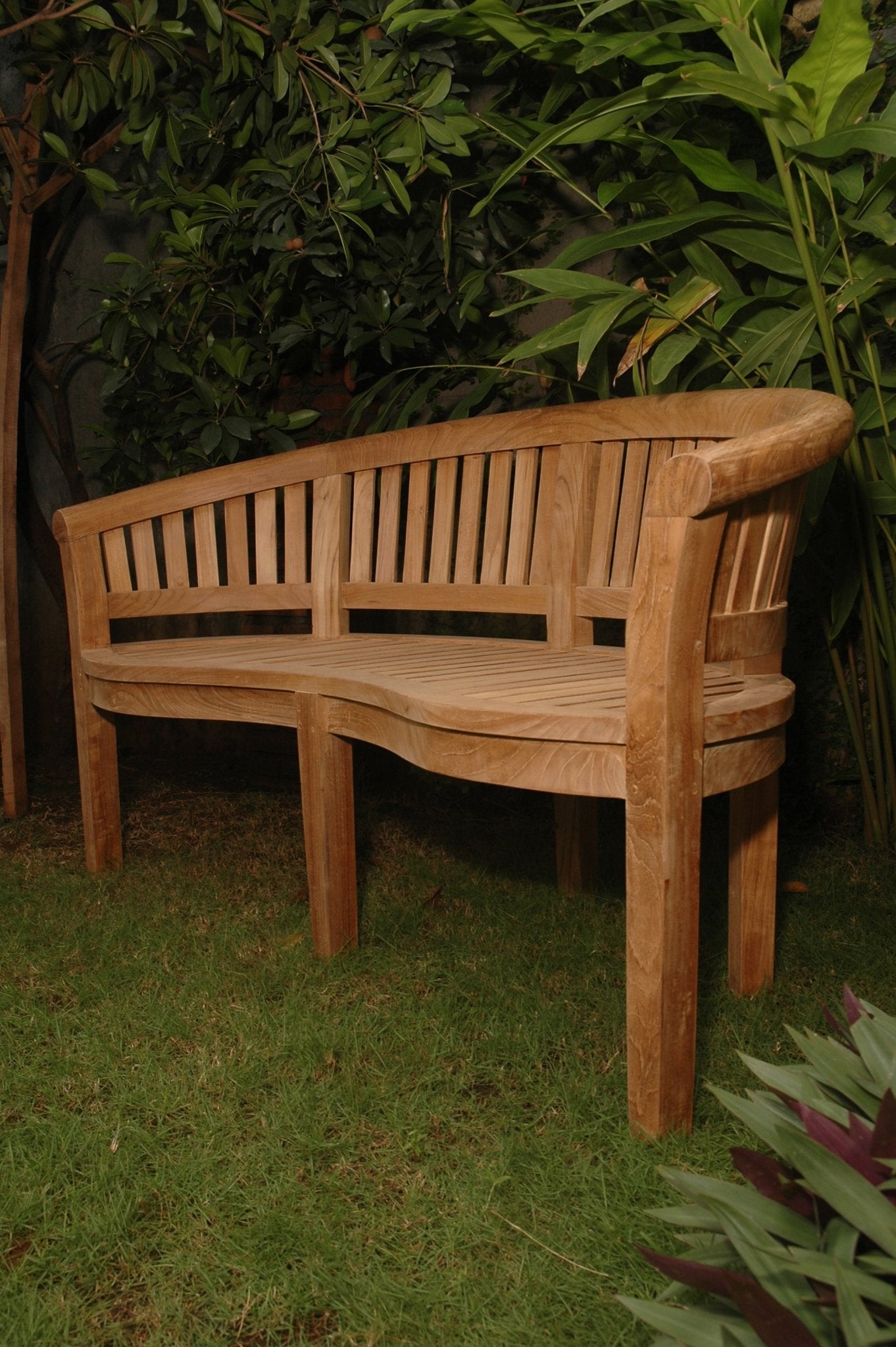 Curve Extra Thick Bench – () by Anderson Teak