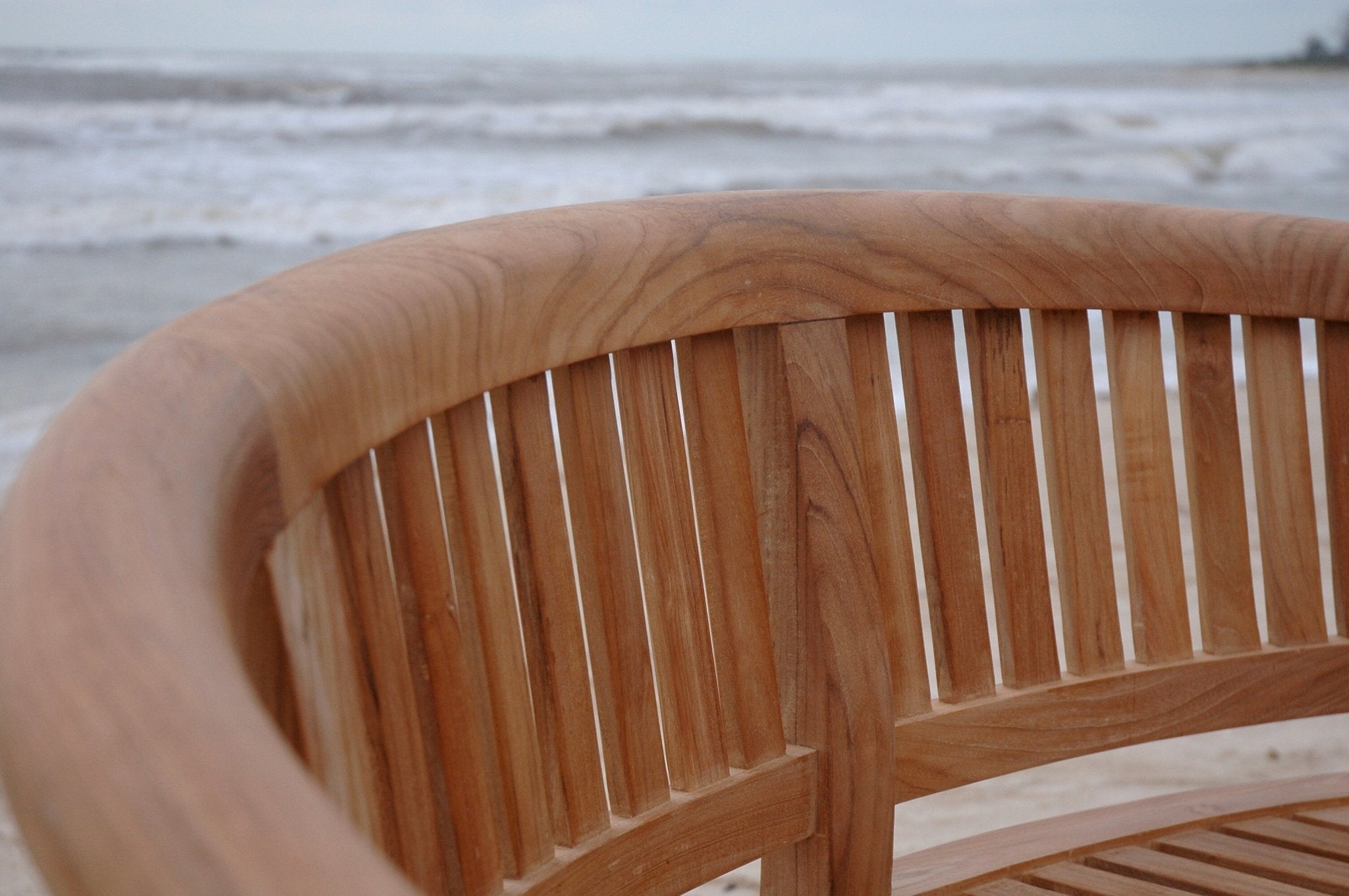 Curve Extra Thick Bench – () by Anderson Teak