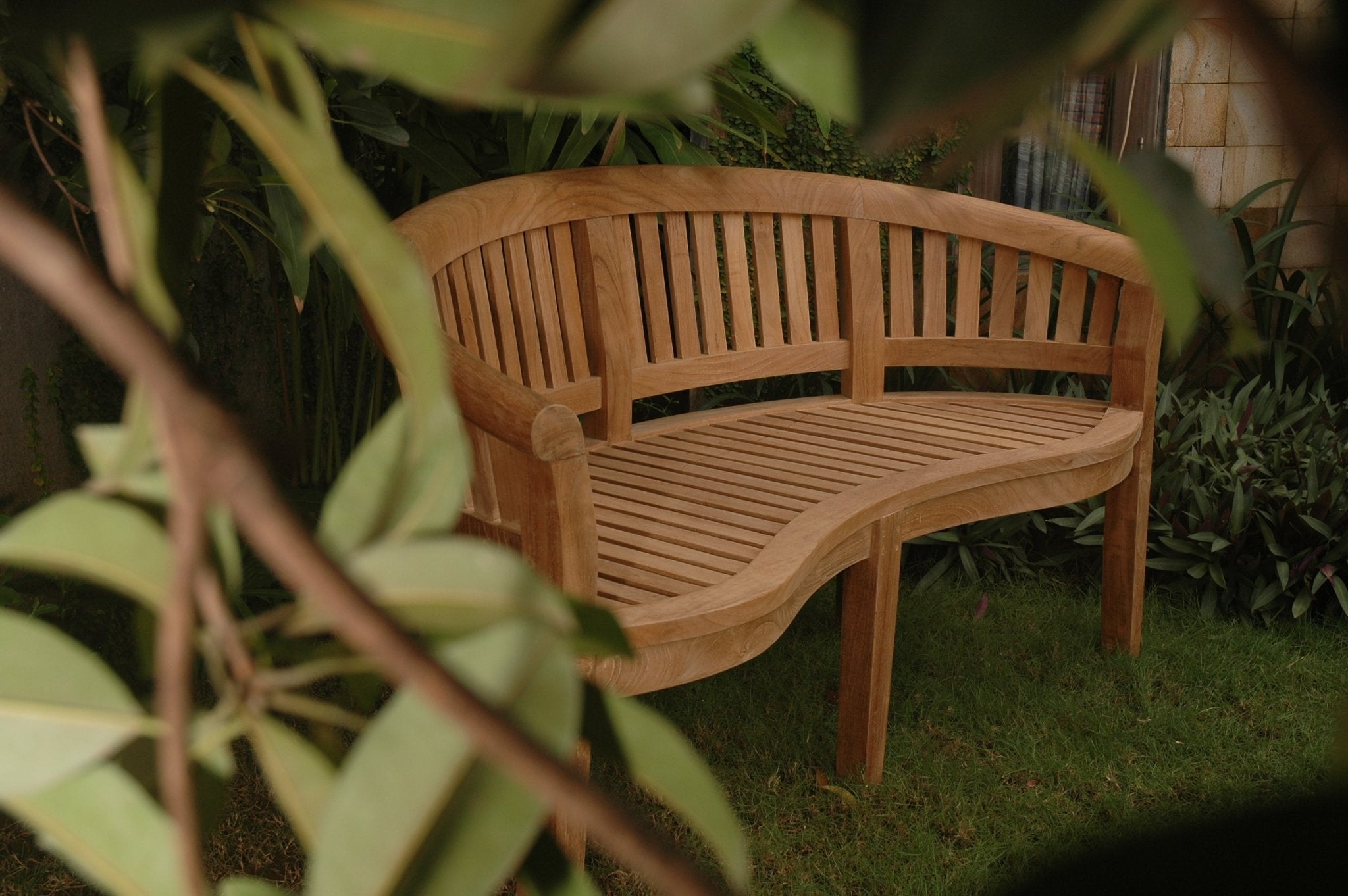Curve Extra Thick Bench – () by Anderson Teak