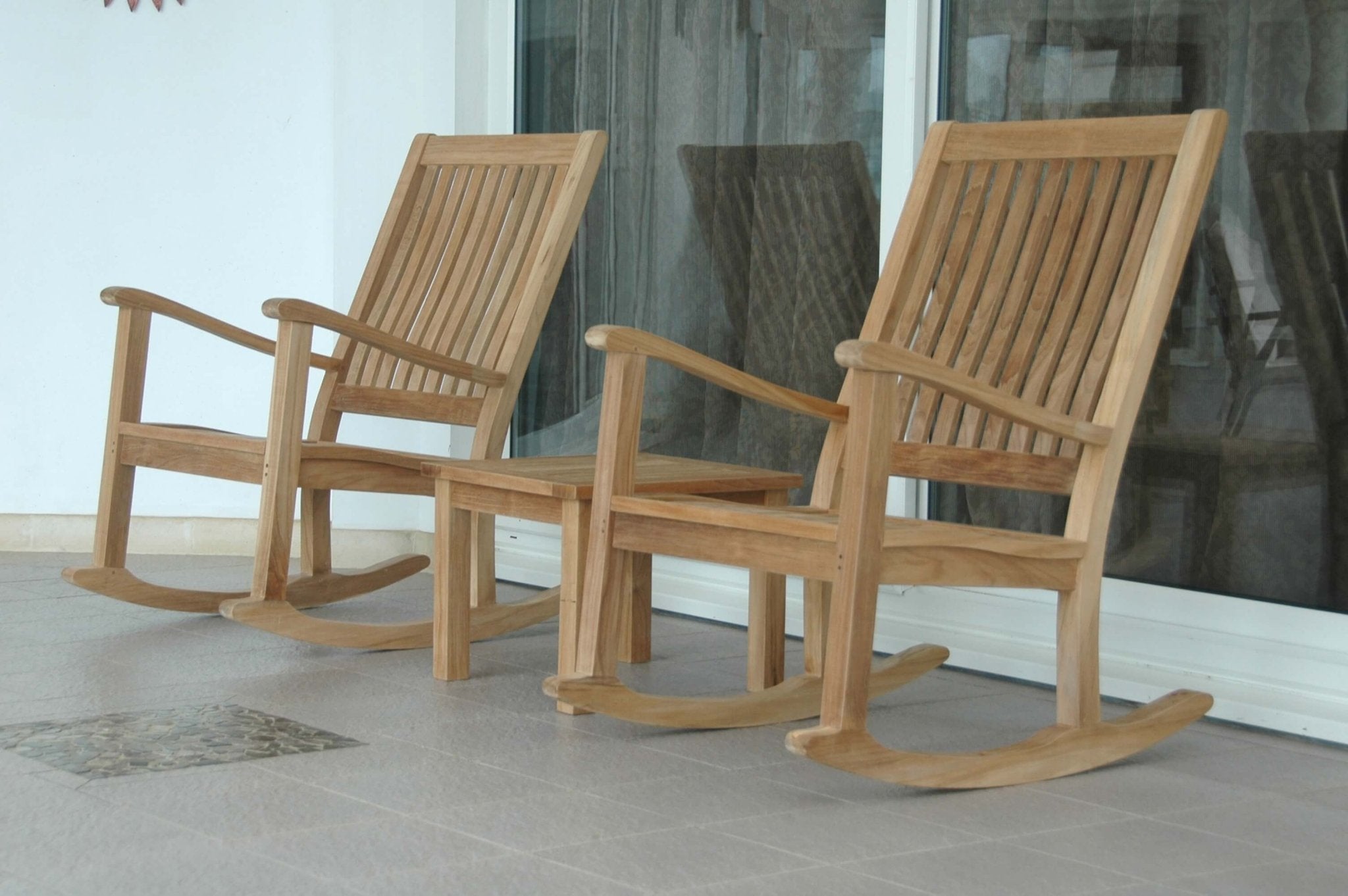 Del 3 - pc - Amo Rocking Armchair Set – () by Anderson Teak