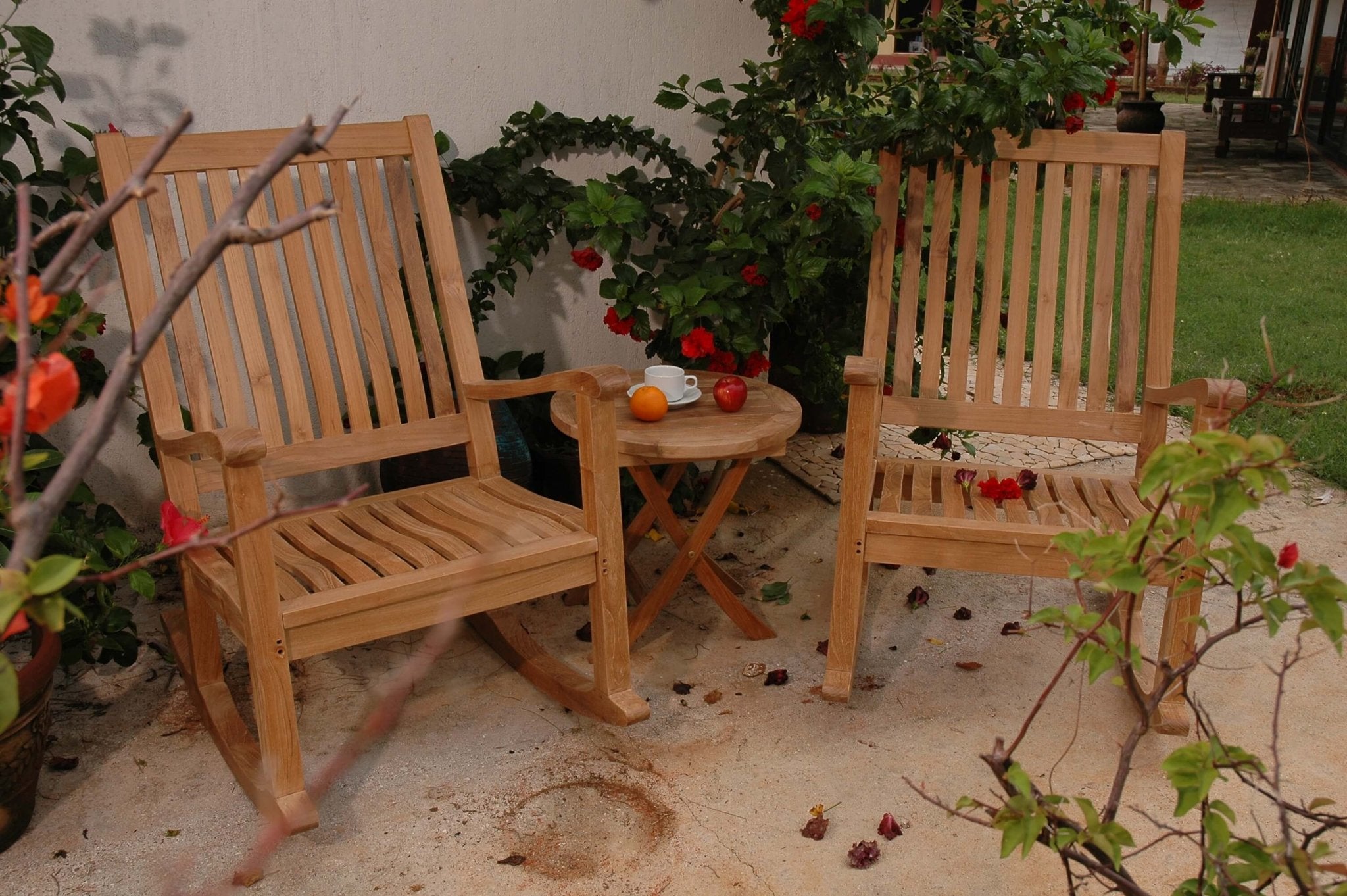 Del 3 - pc - Amo Rocking Armchair Set – () by Anderson Teak