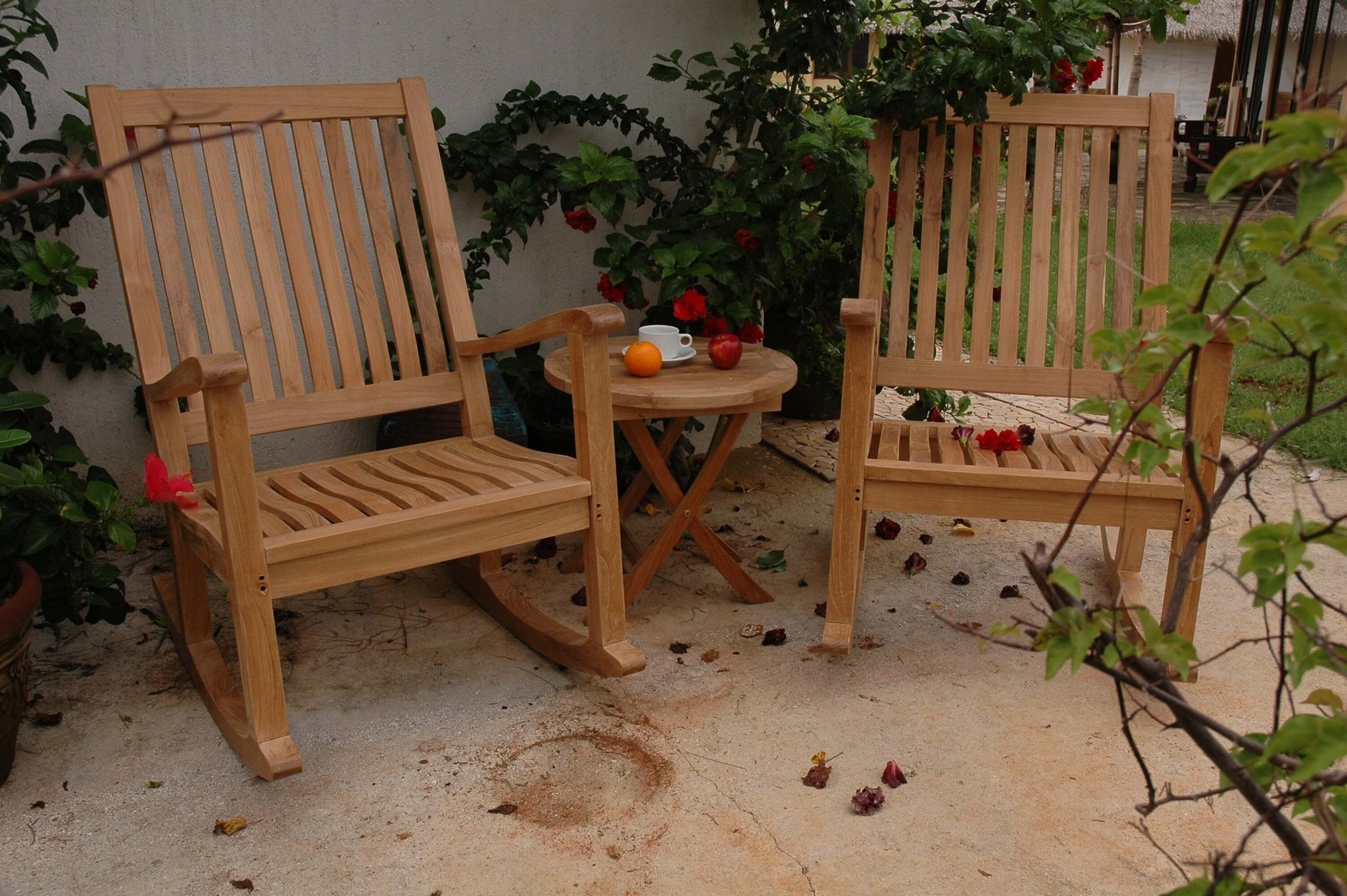 Del 3 - pc - Amo Rocking Armchair Set – () by Anderson Teak