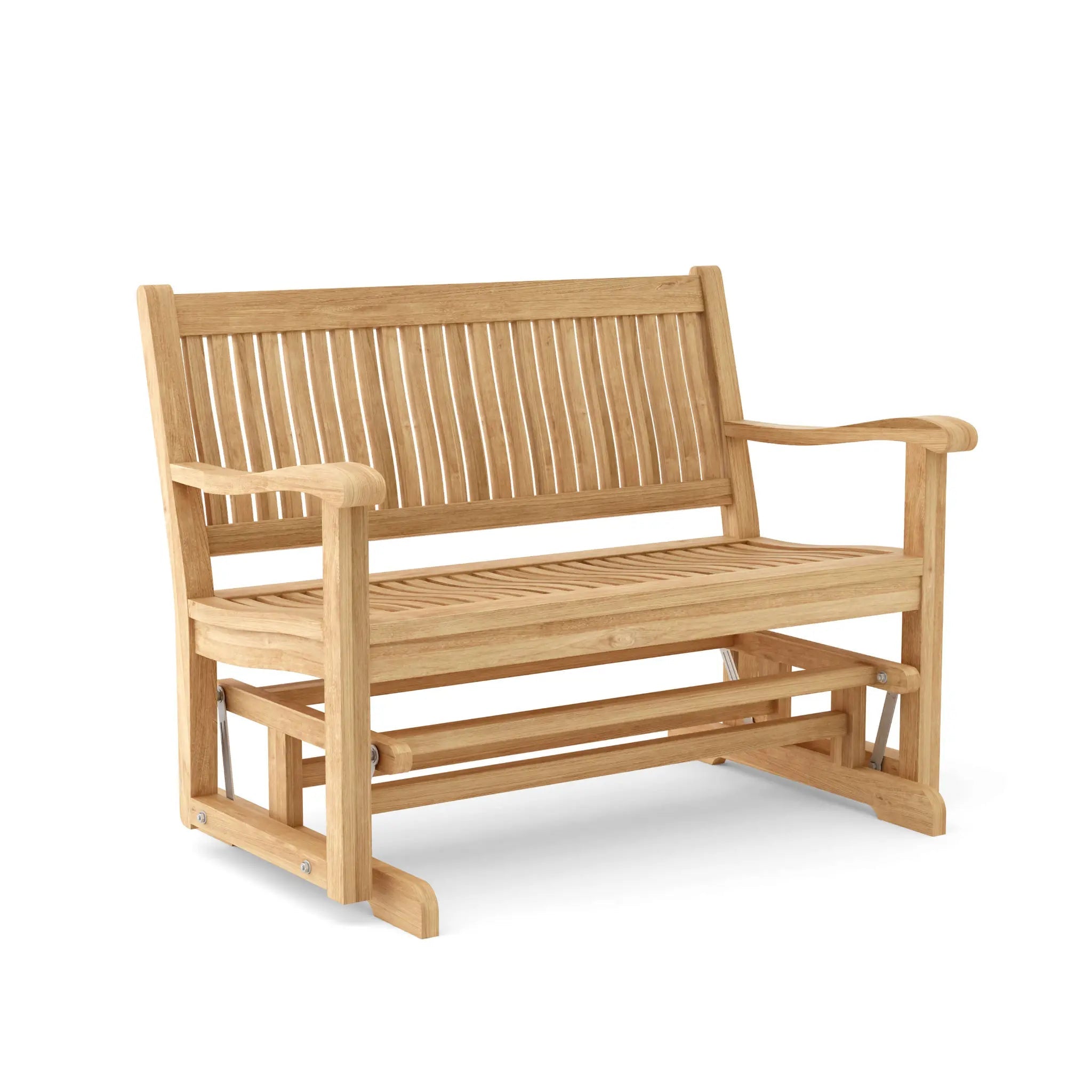 Del - Amo Glider – Teak Bench (Natural) by Anderson Teak