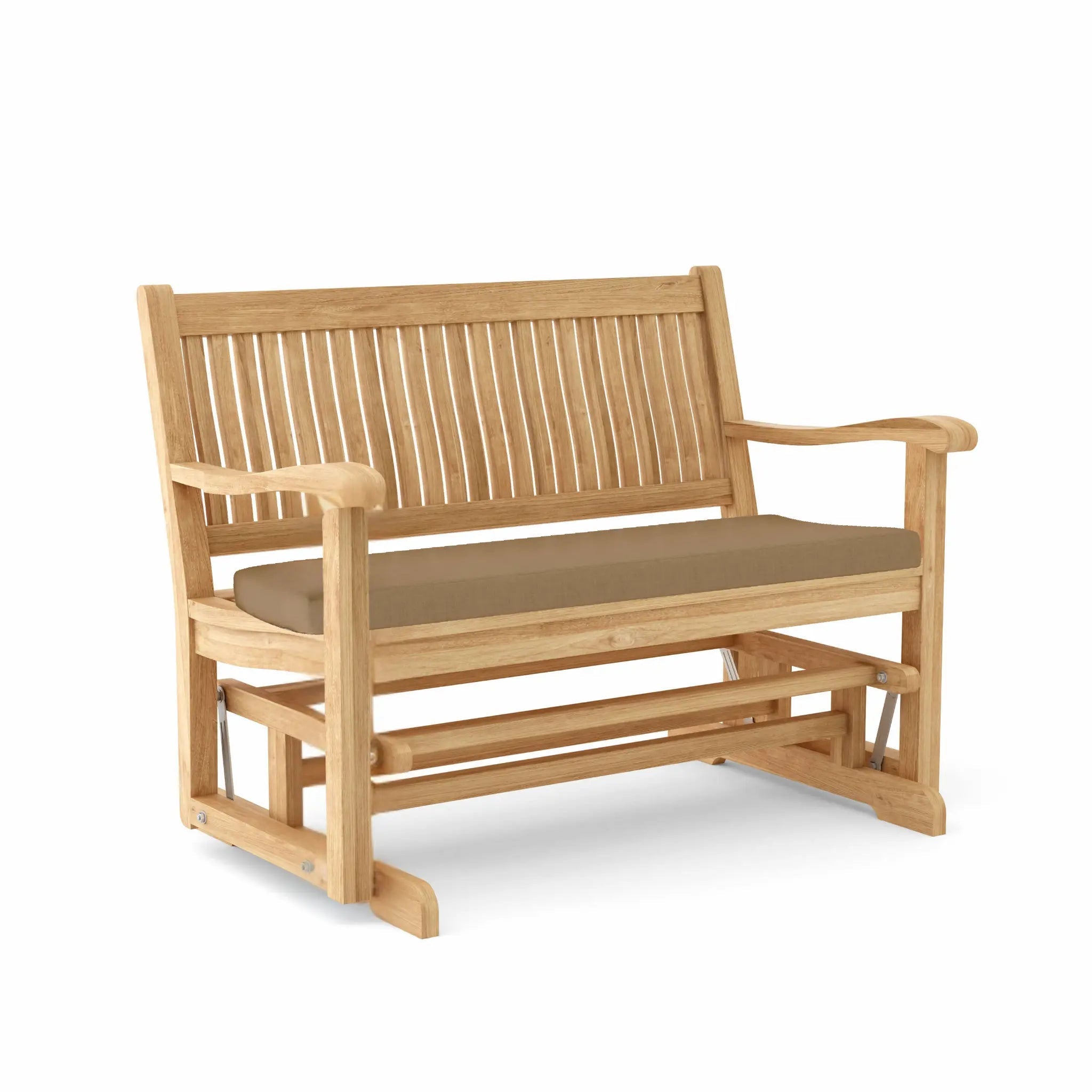 Del - Amo Glider – Teak Bench (Walnut) by Anderson Teak